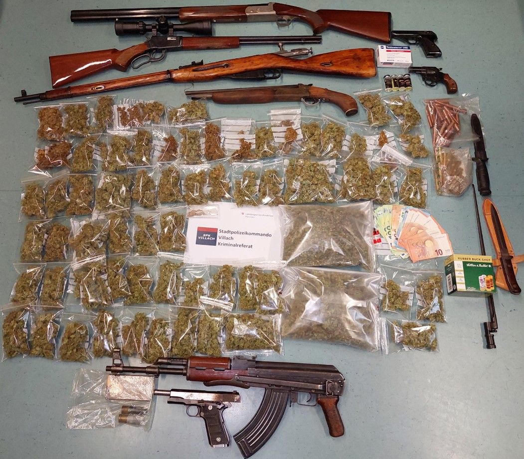 Der Villacher Polizei ist am 8. März 2024 ein massiver Schlag gegen einen Drogenring gelungen.