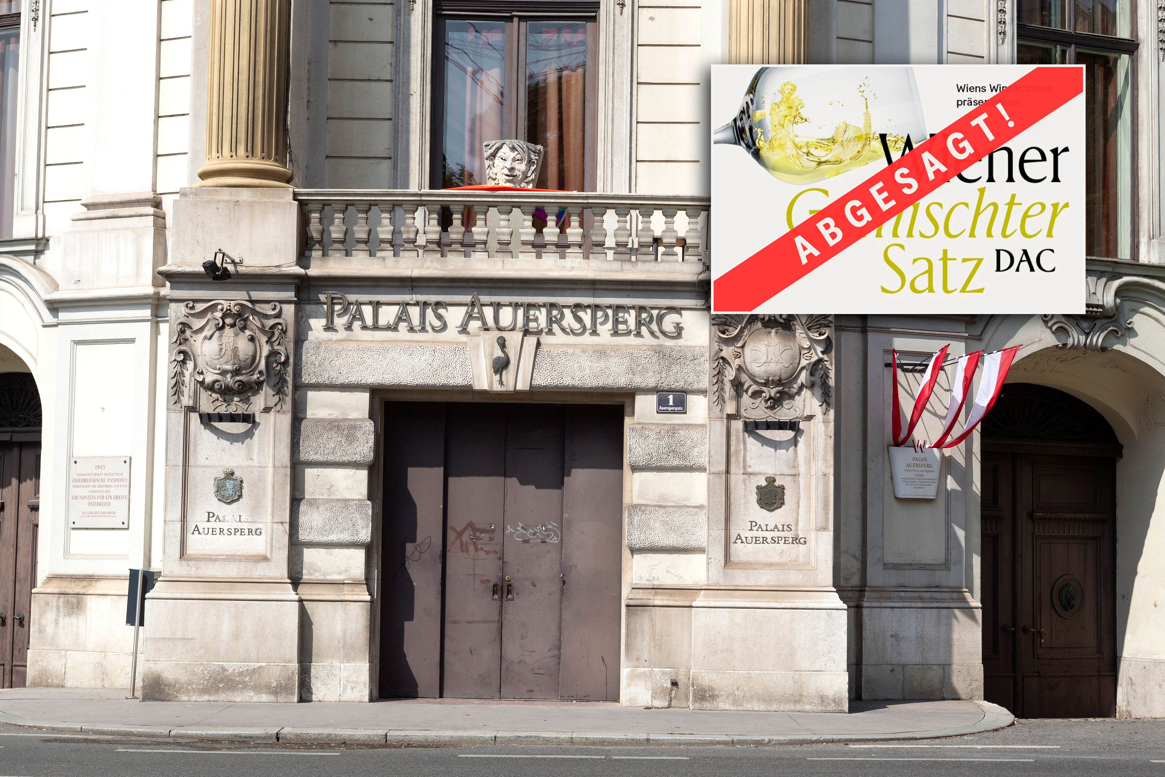 Nur wenige Tage nach der Insolvenz des Palais-Auersperg-Betreibers ist schon das erste Groß-Event betroffen.