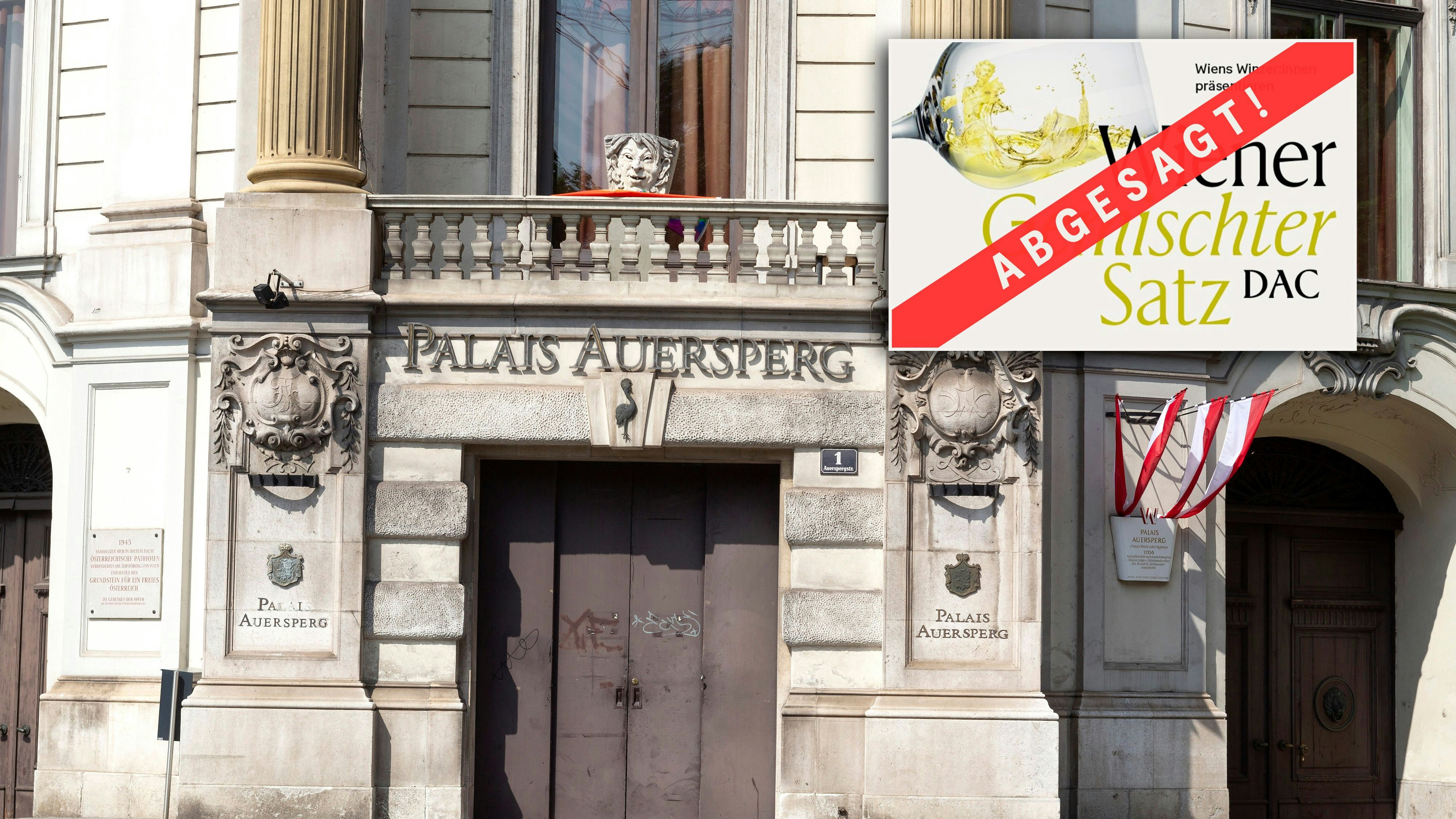 Nur wenige Tage nach der Insolvenz des Palais-Auersperg-Betreibers ist schon das erste Groß-Event betroffen.