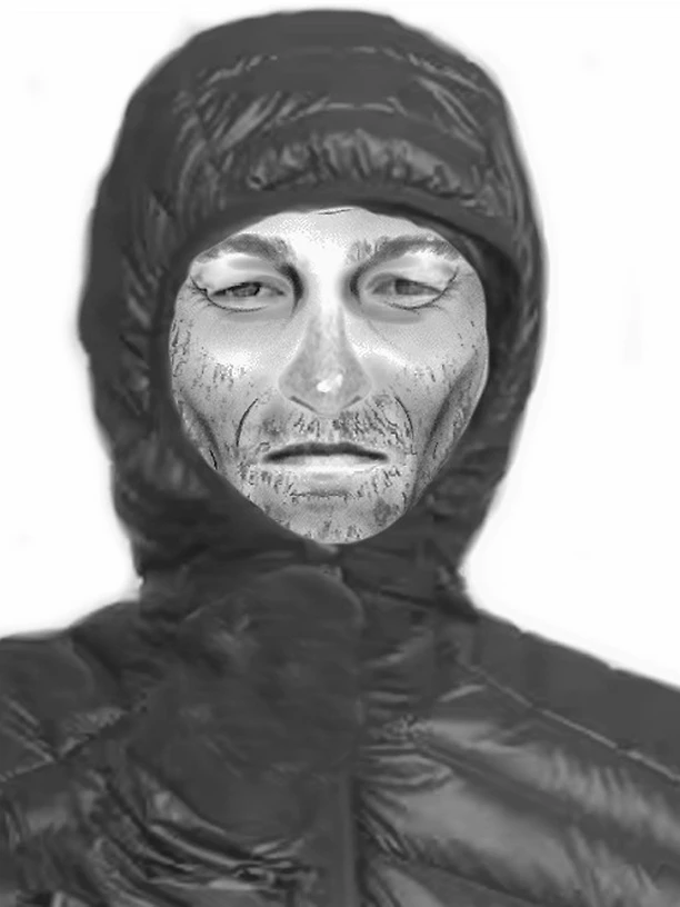 Laut Phantombild sieht so der mutmaßliche Täter aus.