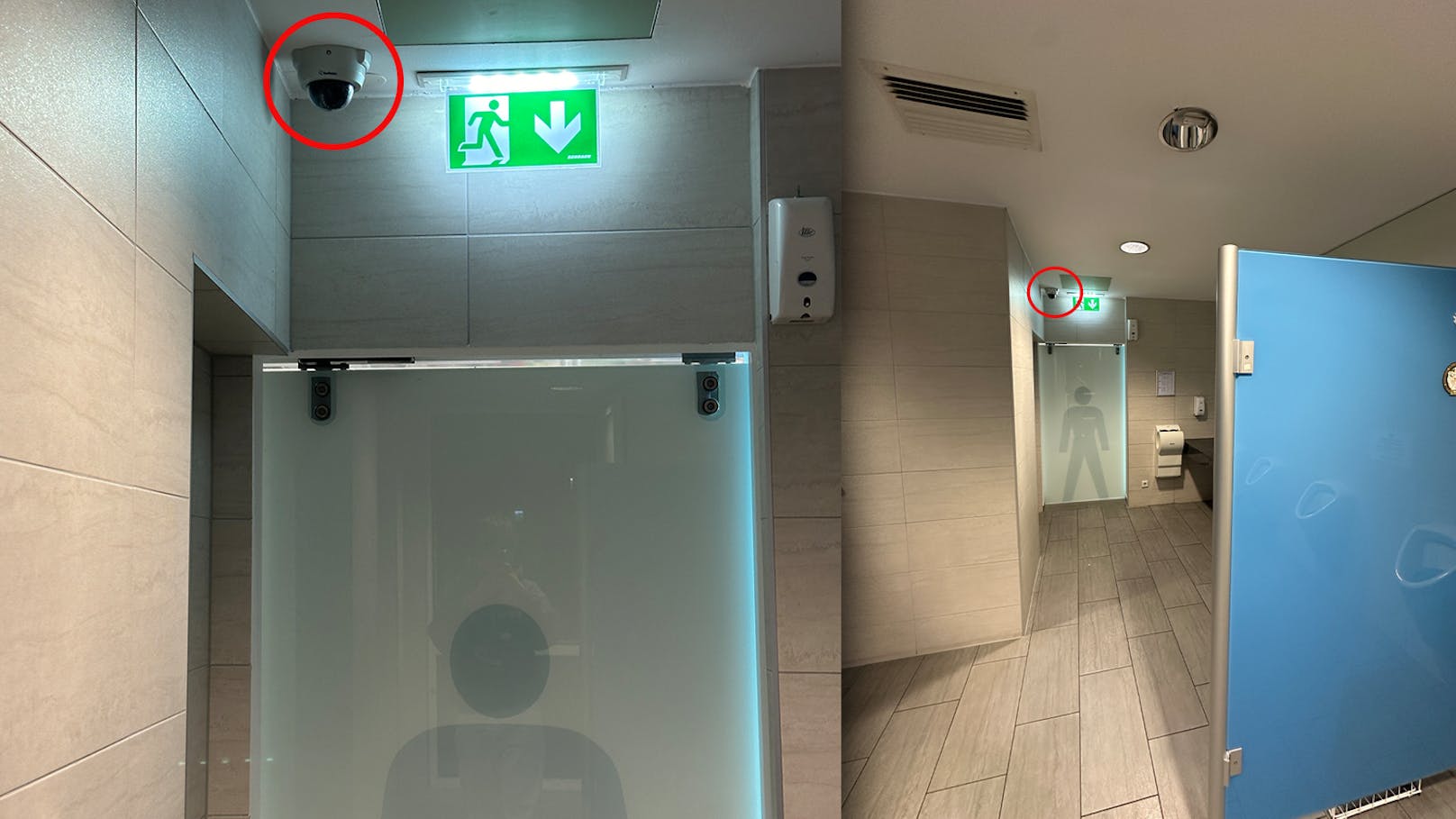 WC-Kamera in Wiener Shopping-Center regt auf