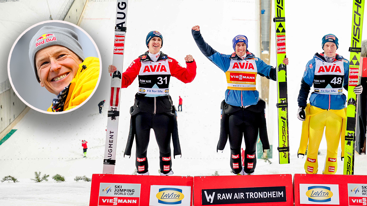 Österreichs Skispringer feierten einen Vierfachsieg in Trondheim. 