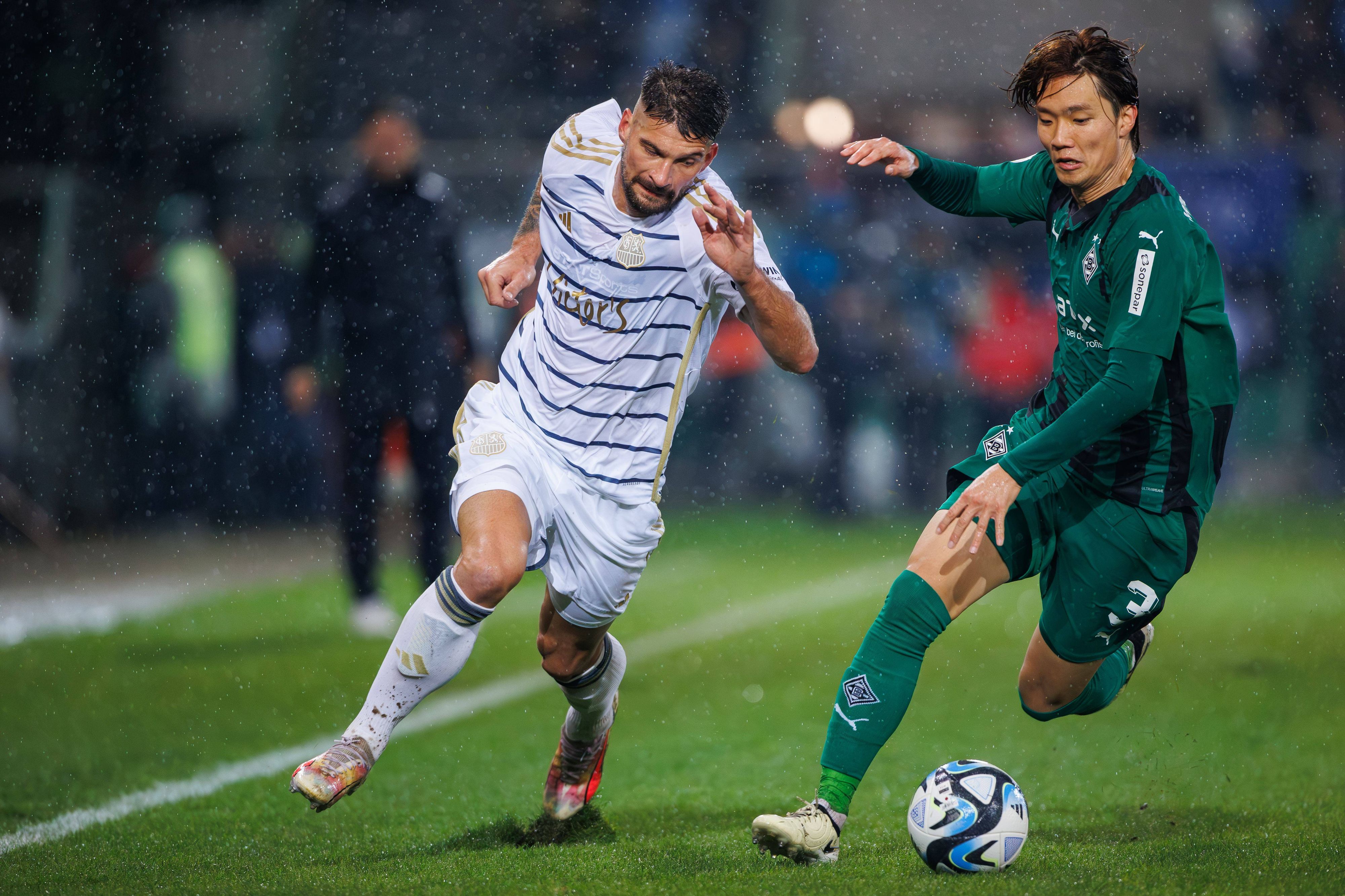 Kai Brünker gegen Gladbach