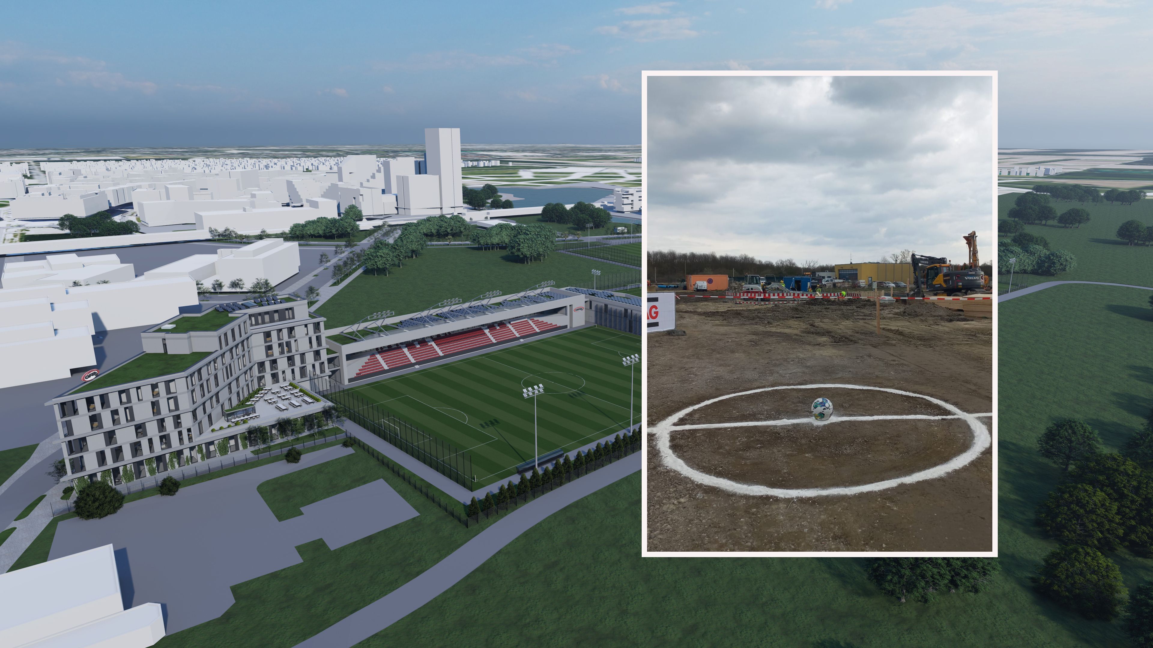 In 17 Monaten soll der ÖFB-Campus fertig sein.