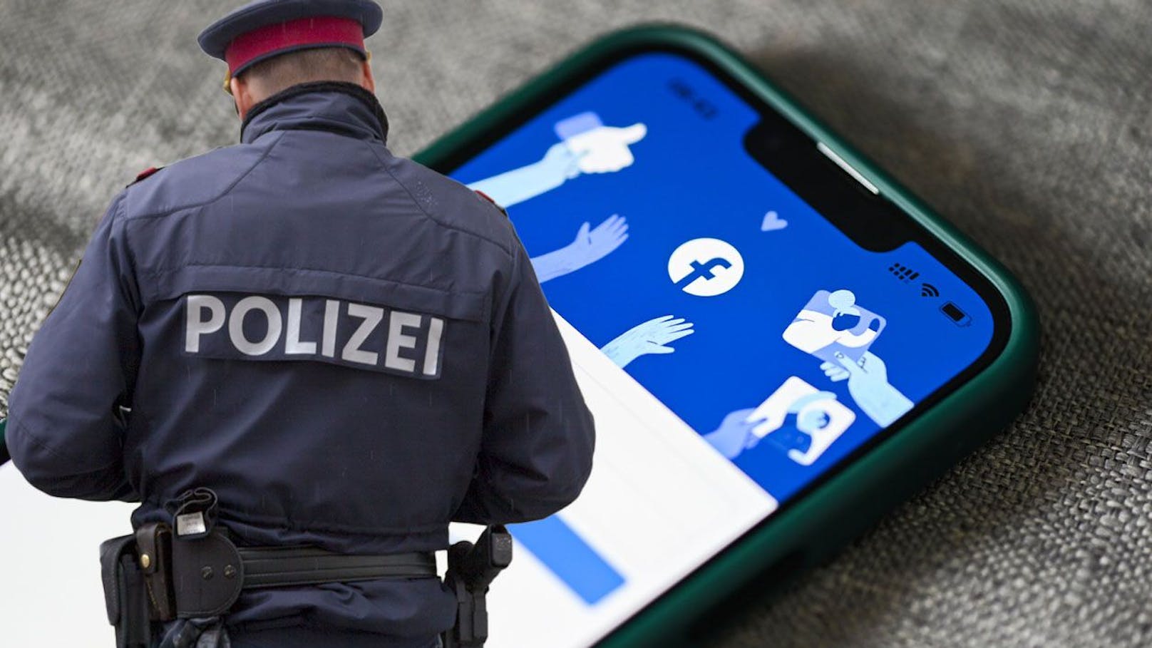 Facebook-Posting geteilt: Polizist verklagt 1.000 User