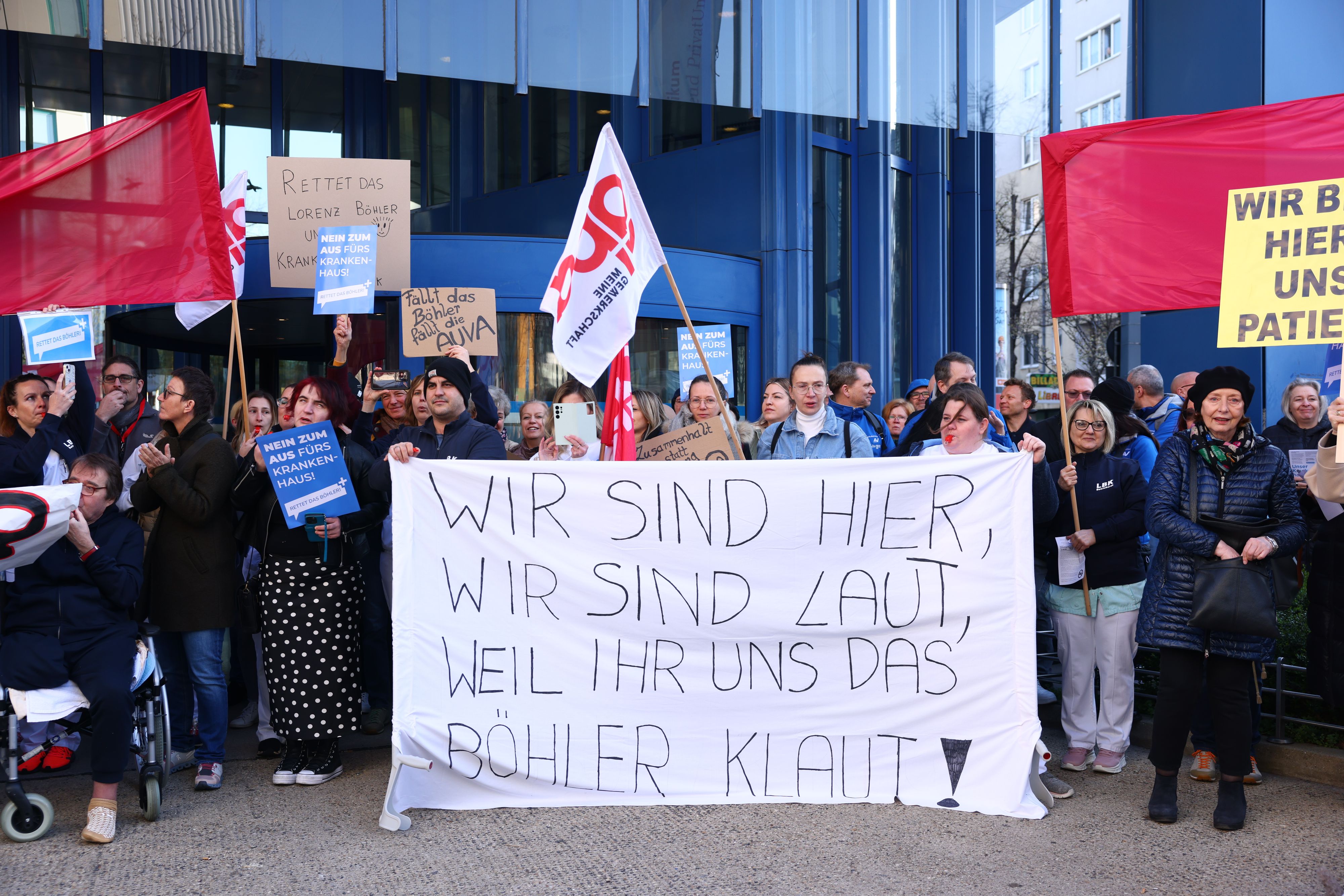 Die Mitarbeiter des Lorenz-Böhler-Spitals werden voerst nicht streiken.