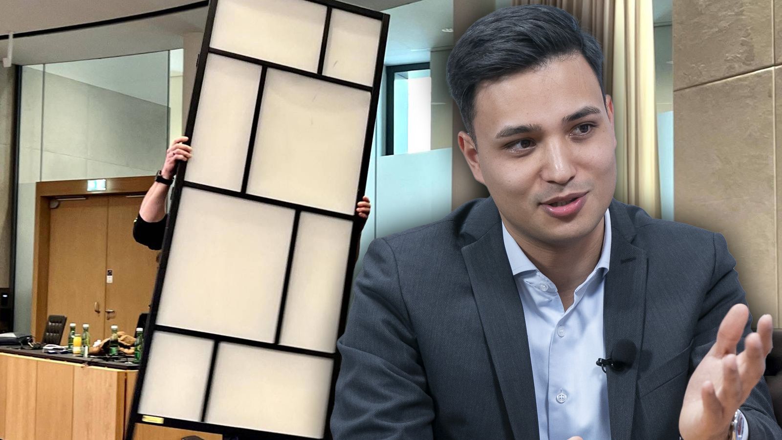 Neos-Mandatar Yannick Shetty hatte den Paravent kritisiert. Nun kam er weg.