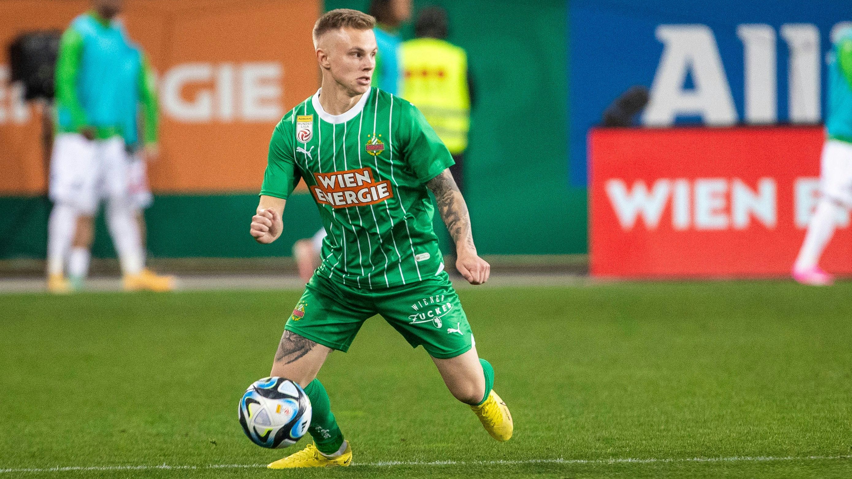 Isak Jansson könnte auch über die Saison hinaus bei Rapid bleiben.