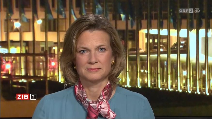 Katharina von Schnurbein, Antisemitismusbeauftragte der Europäischen Kommission, in der ORF-