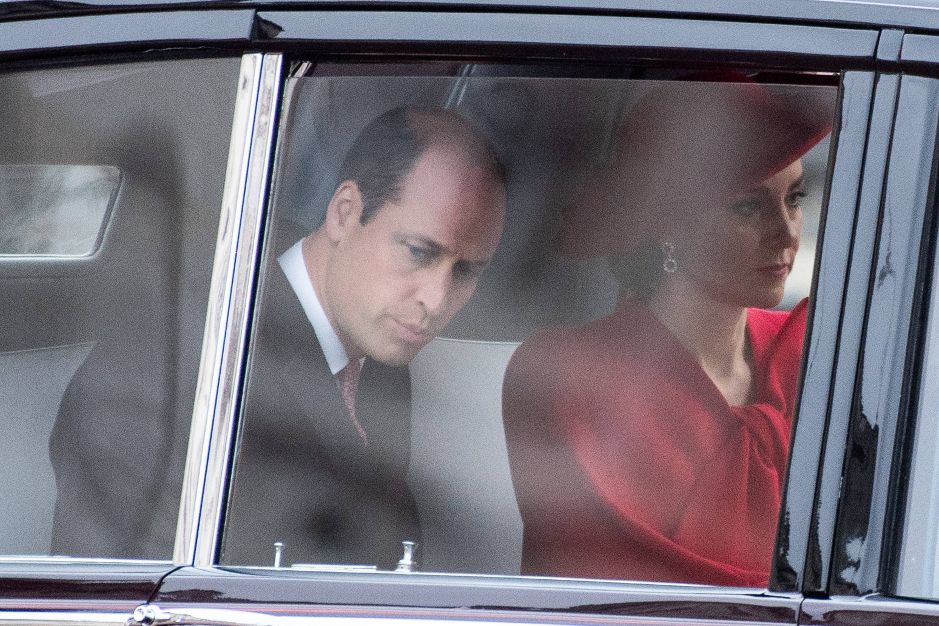 Prinz William und Kate beim Staatsbesuch des südkoreanischen Präsidentenpaares in London am 21. November 2023.