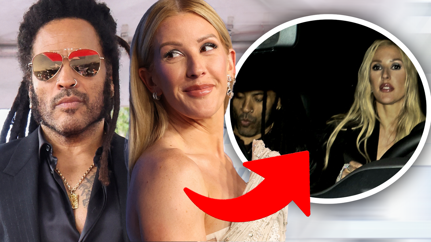 Ellie Goulding und Lenny Kravitz haben gemeinsam eine Oscar-Party verlassen.