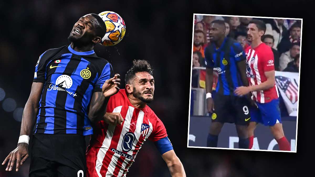 Marcus Thuram zwickt seinen Gegner