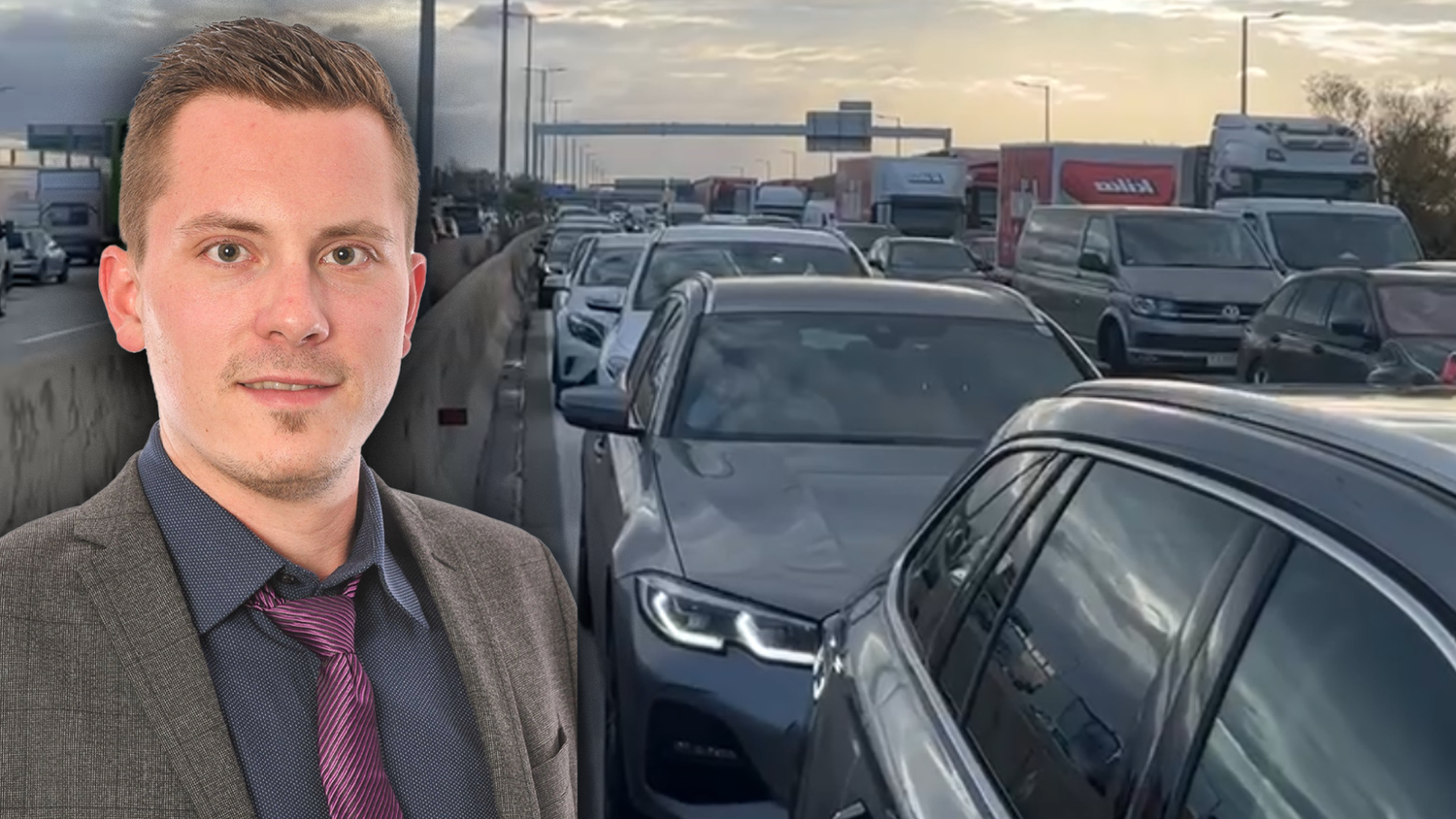 Christoph S. stand wegen Klimaklebern auf der A2 im Stau. Jetzt muss er zahlen.