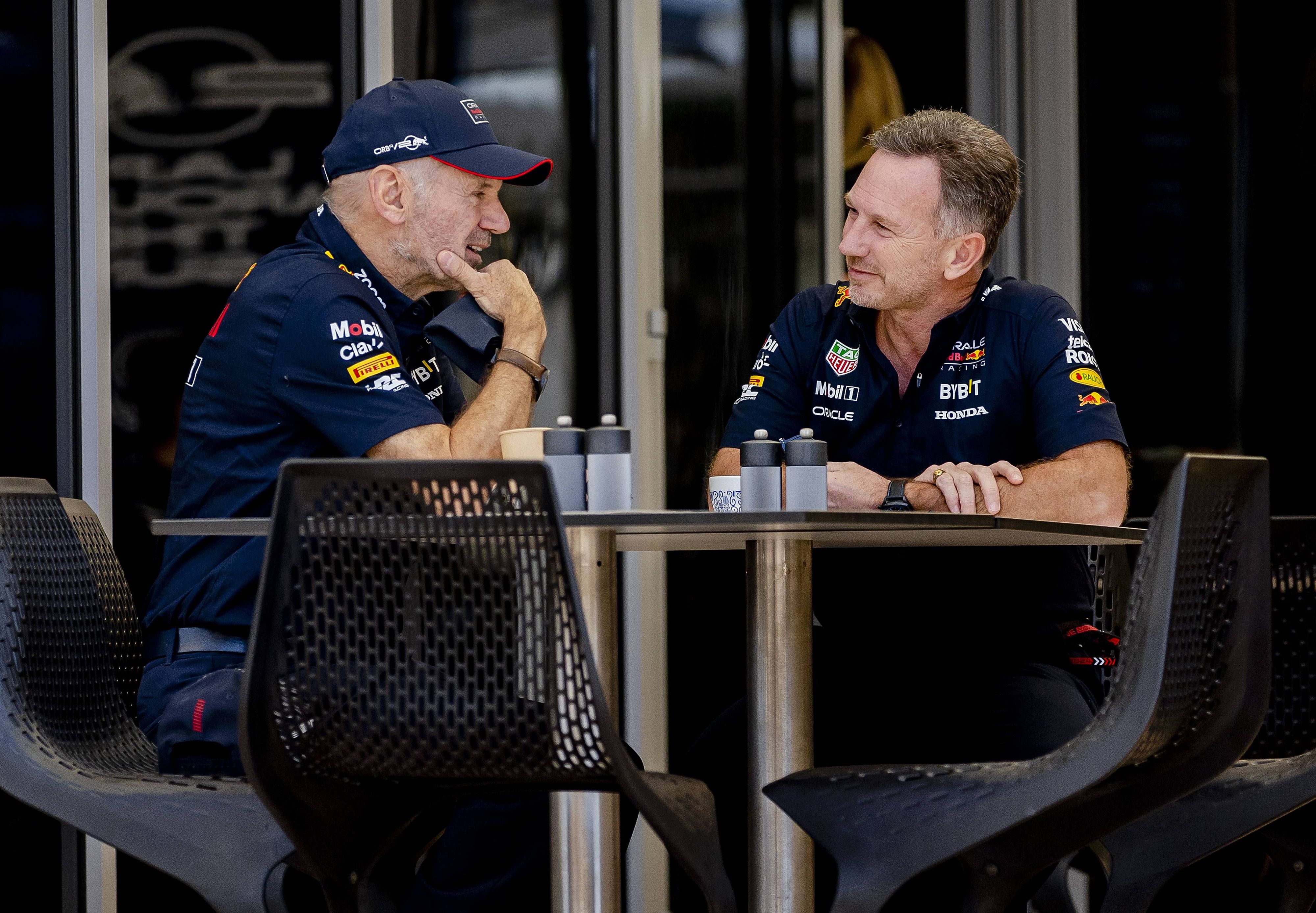 Newey und Horner im Gespräch