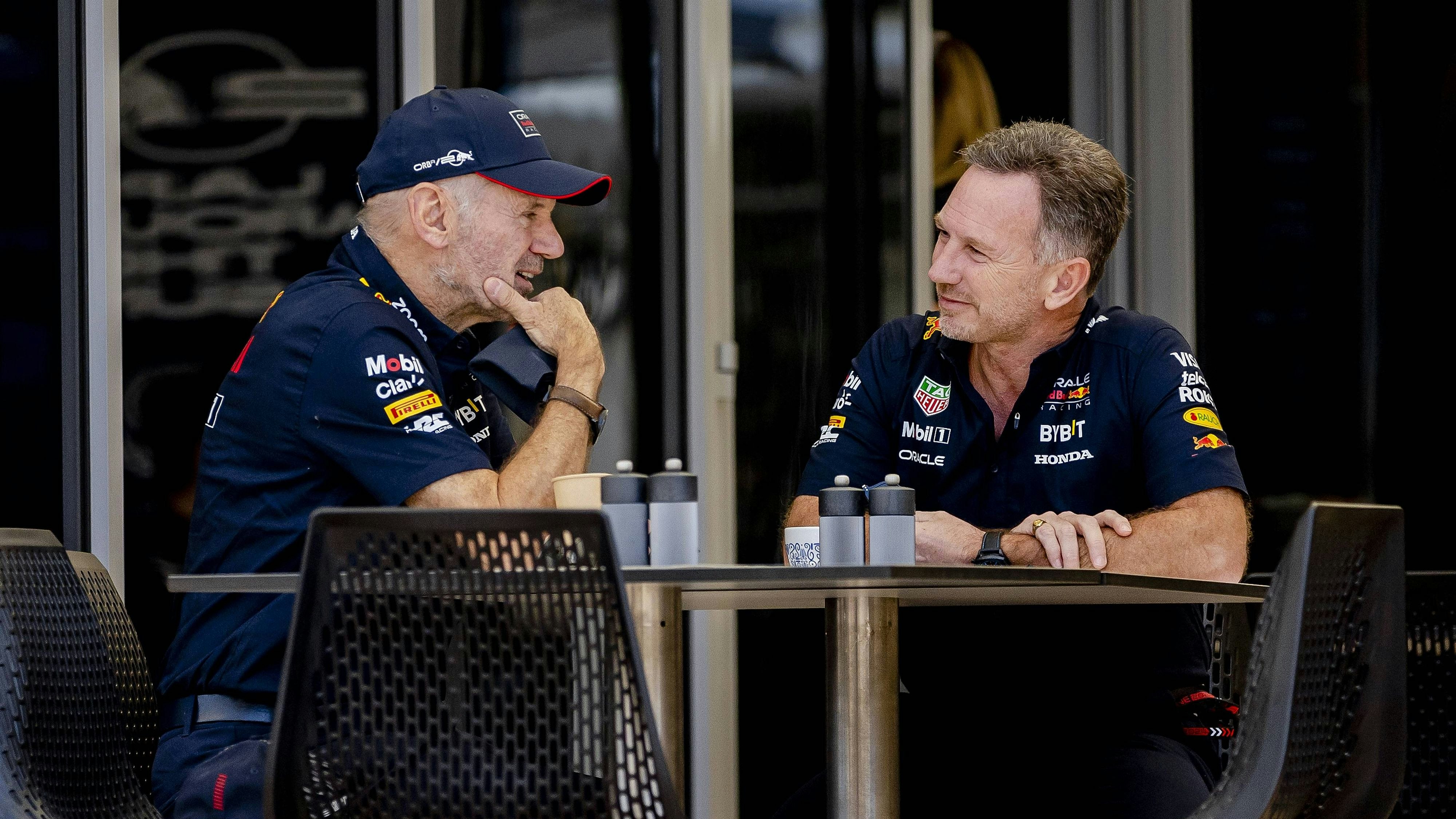 Newey und Horner im Gespräch