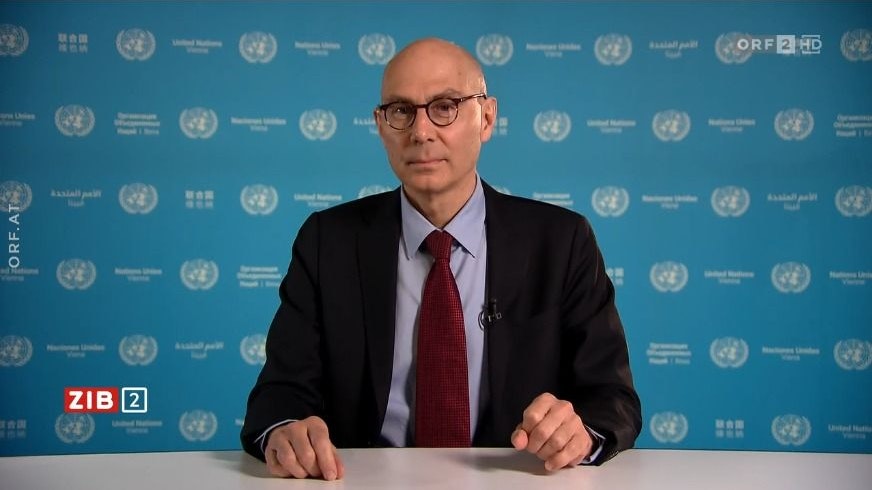 Der österreichische UNO-Hochkommissar für Menschenrechte, Volker Türk, am Donnerstag in der "ZIB2".