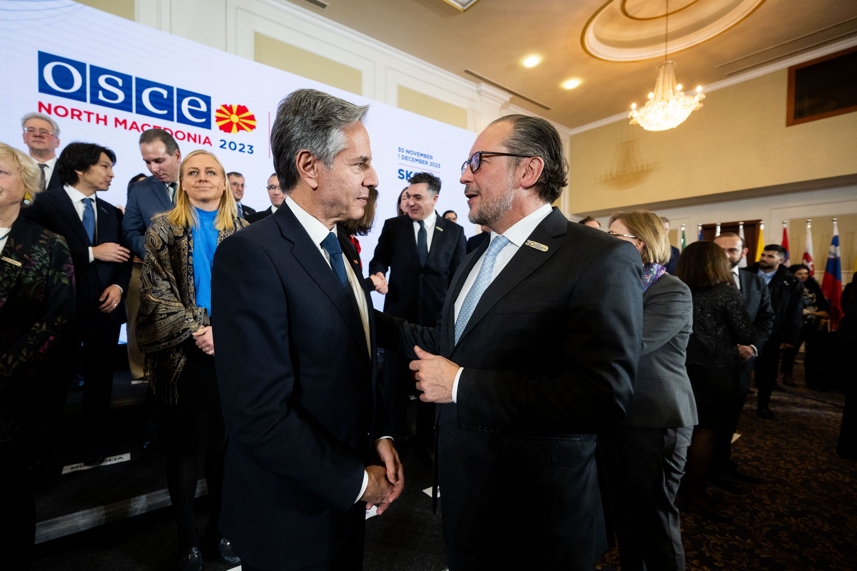 Schon Ende November traf Außenminister Alexander Schallenberg seinen US-amerikanischen Amtskollegen Antony Blinken, nun wird es zu einem längeren Gespräch kommen.
