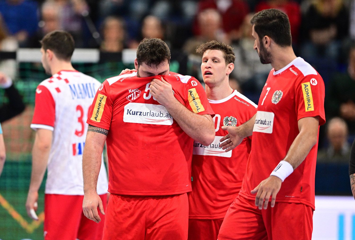 Tobias Wagner und Co. haben gegen Kroatien das Nachsehen.