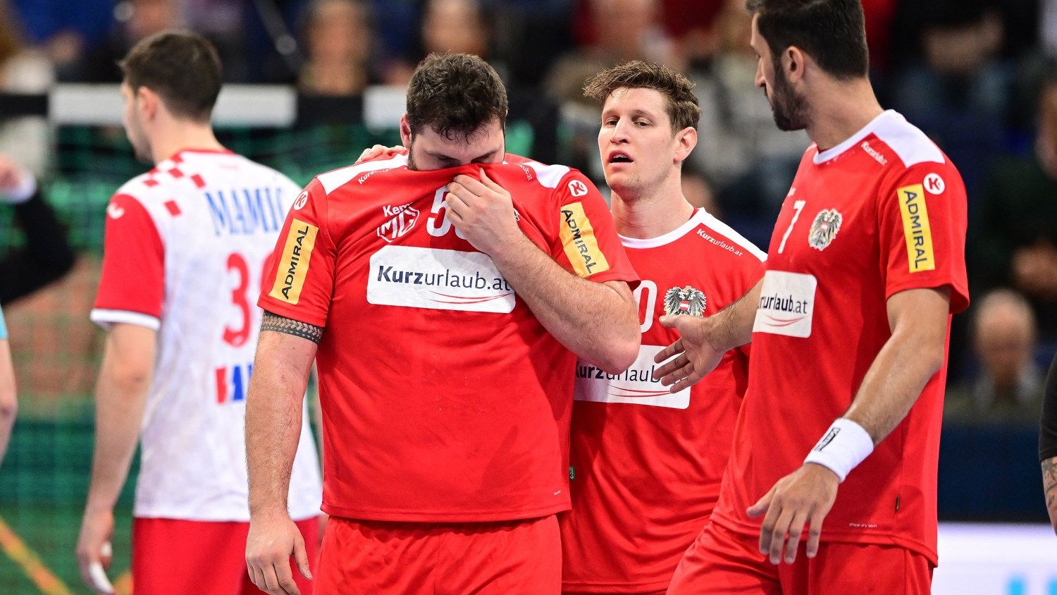 Tobias Wagner und Co. haben gegen Kroatien das Nachsehen.