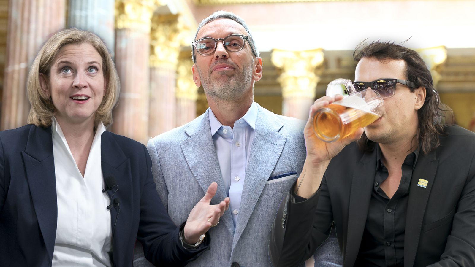 Na prost! Kickl führt Polit-Barometer vor Wlazny und Meinl-Reisinger an.
