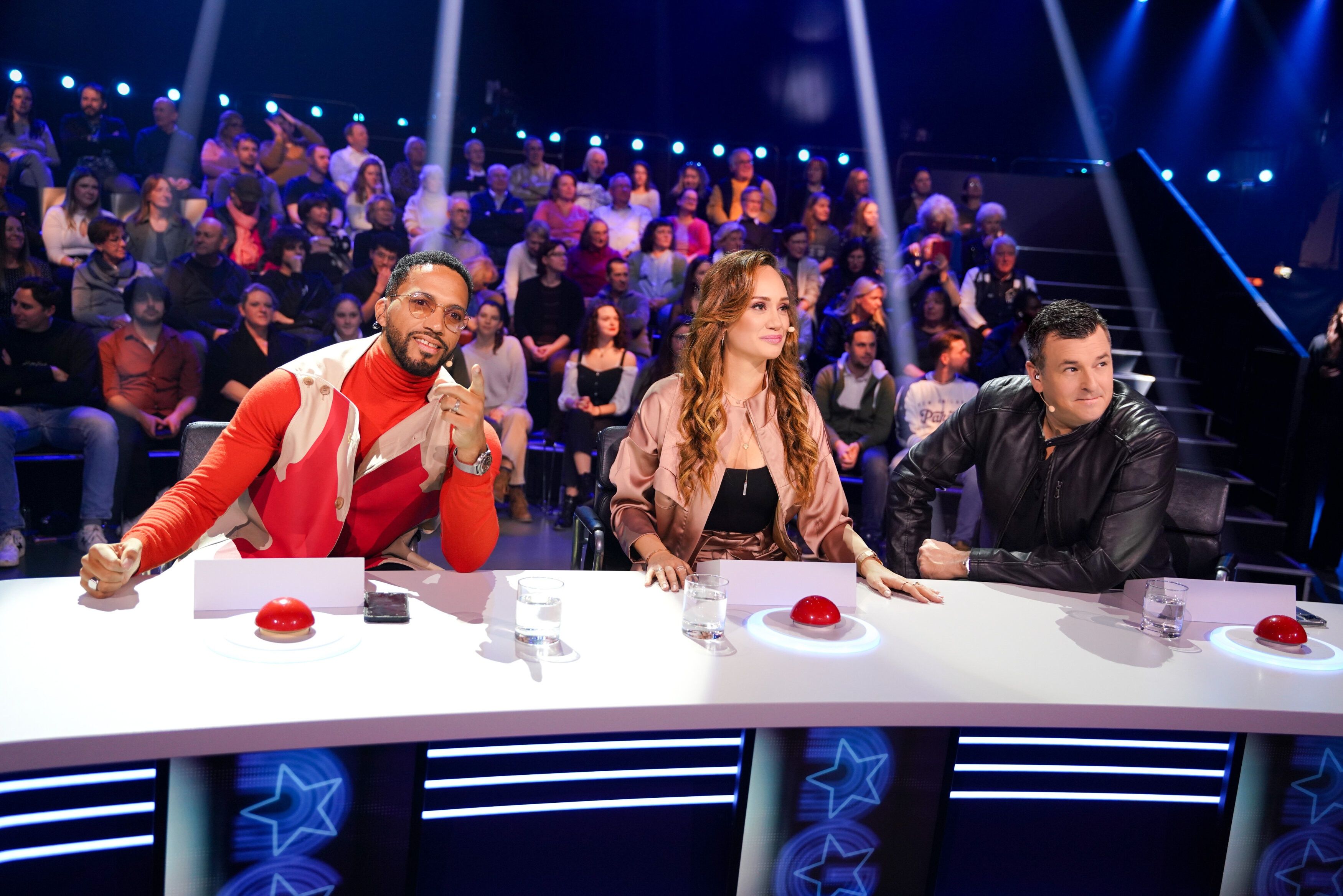 &nbsp;Cesár Sampson, Sasa Schwarzjirg und Marc Pircher sitzen in der zweiten Folge in der Jury.