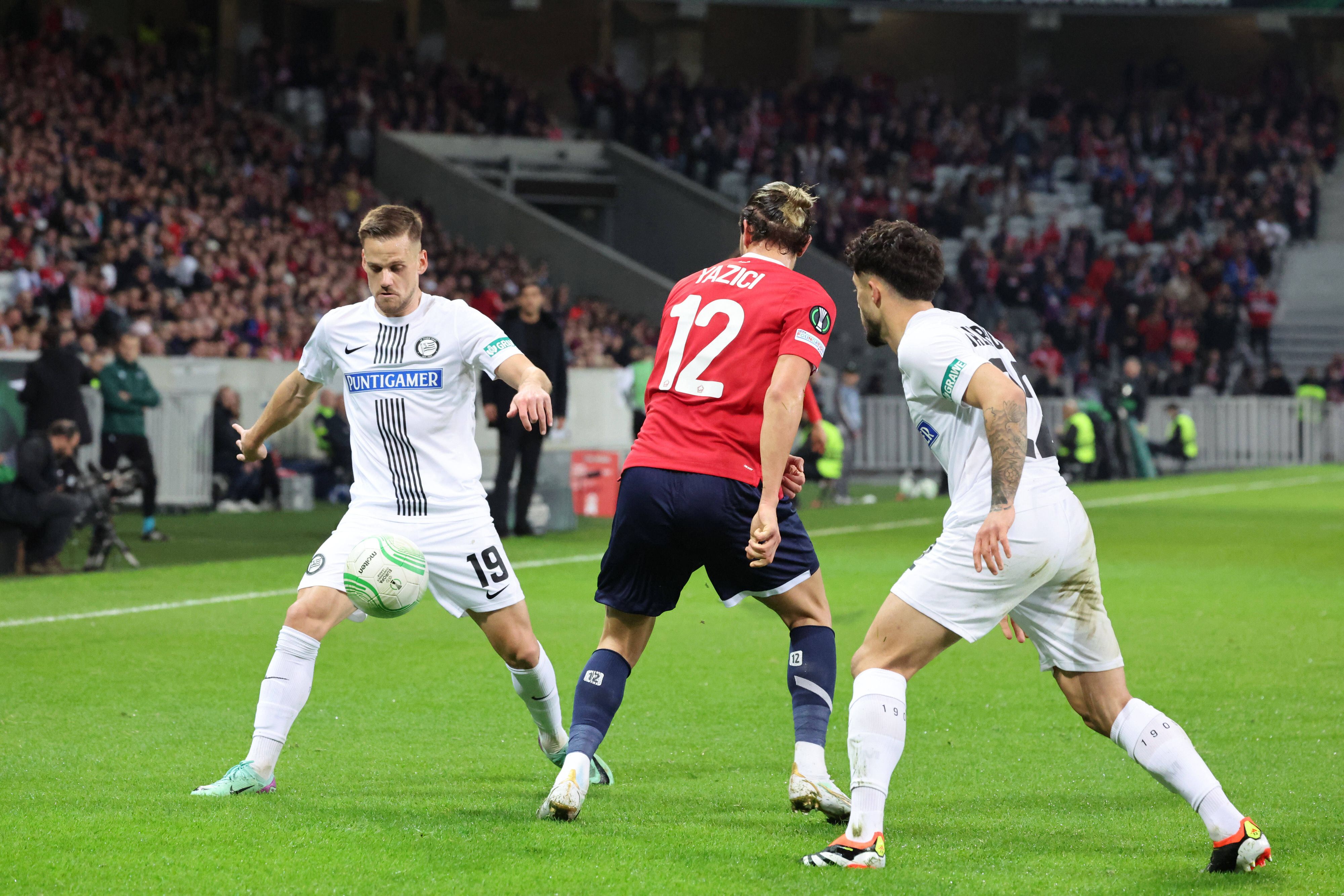Sturm wehrte sich gegen Lille gegen das Ausscheiden.