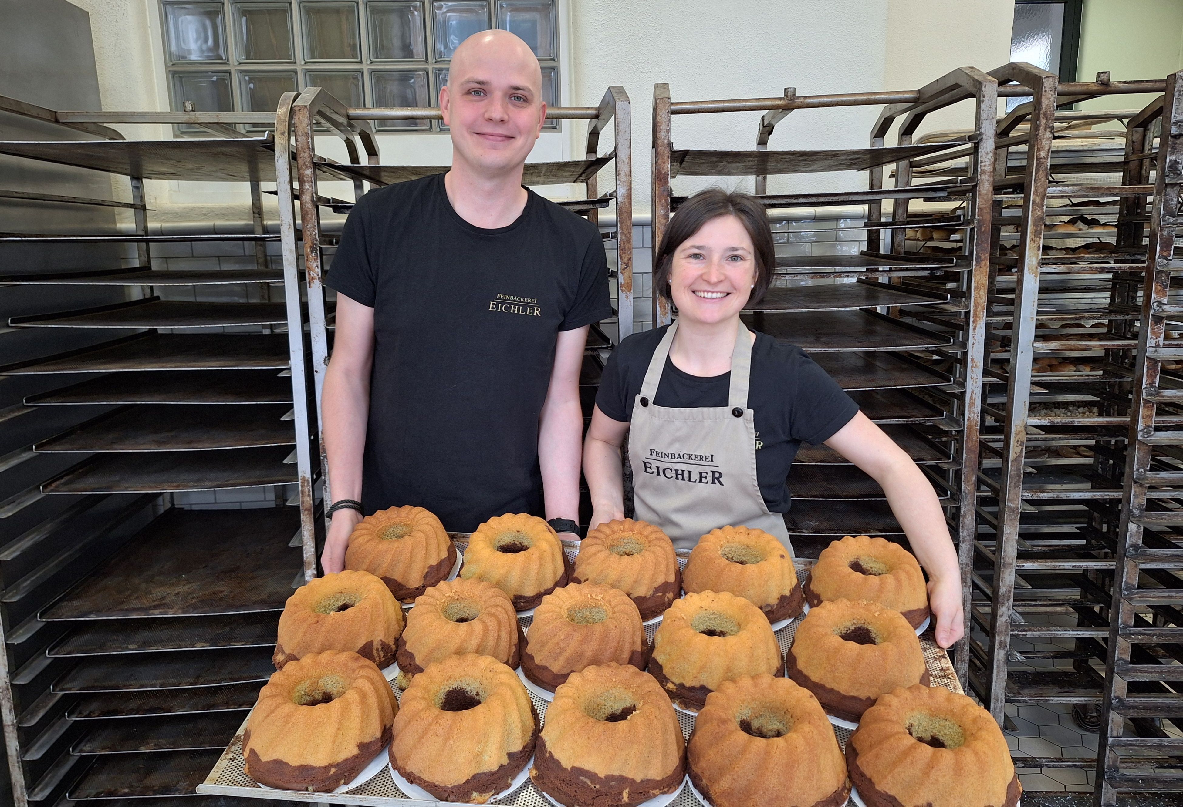 Spüren den Fachkräftemangel: Bernhard und Agnes Eichler, Betreiber der gleichnamigen Bäckerei Eichler.