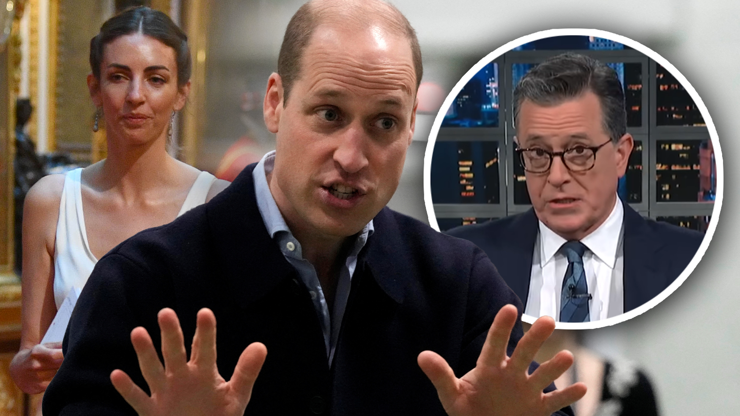 Stephen Colbert legt sich mit Prinz William an.