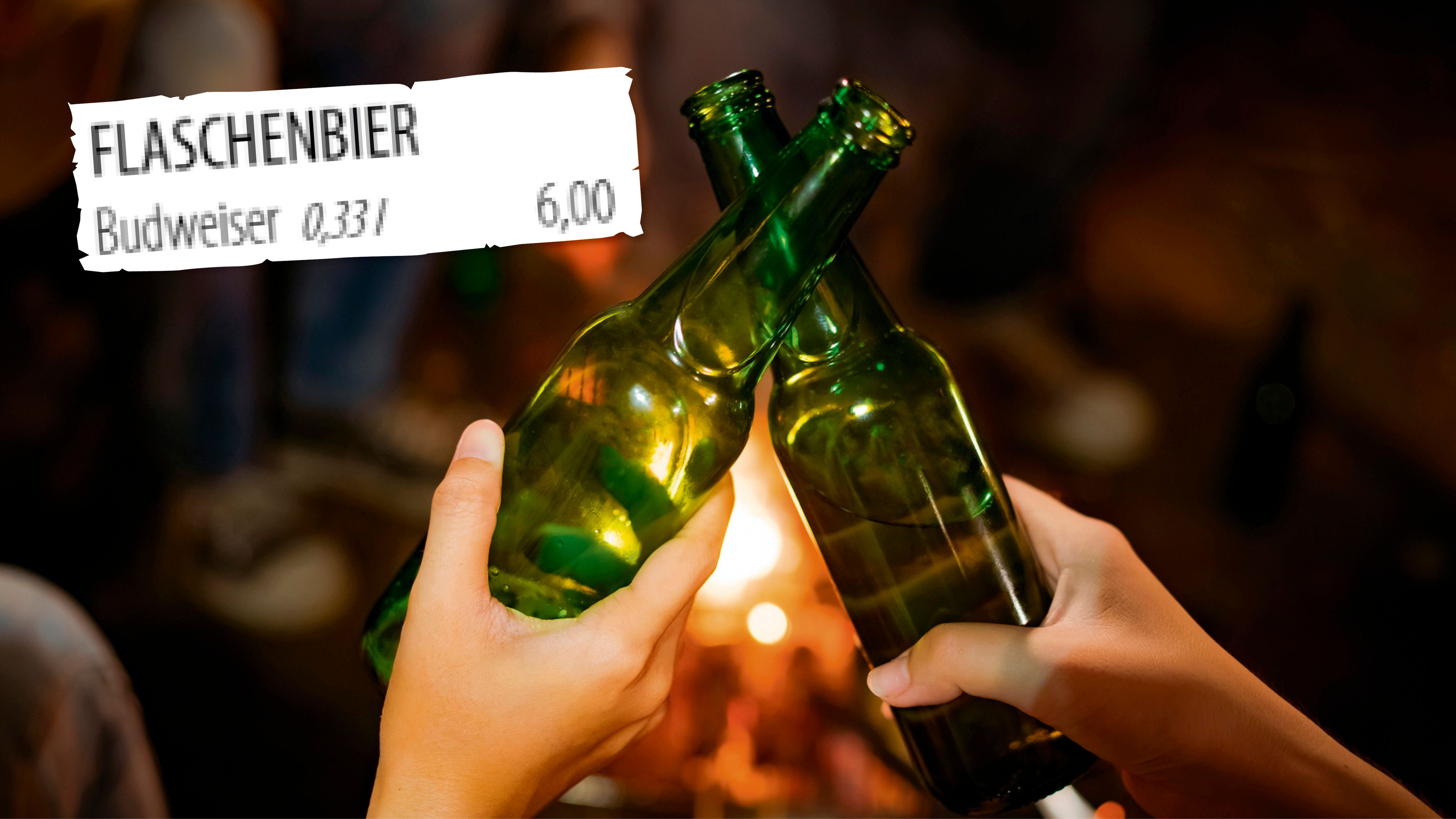 Der Durst des Linzers war rasch verflogen: Für ein Seiterl sollte er 6 Euro hinlegen.