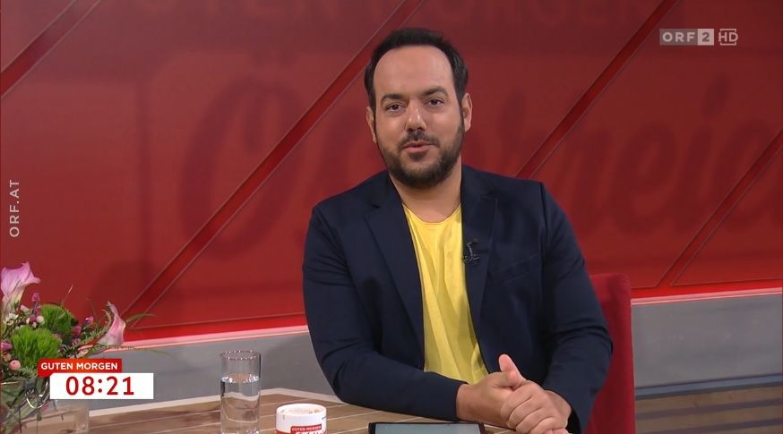 ORF-Star Patrick Budgen moderiert unter anderem die Sendung 