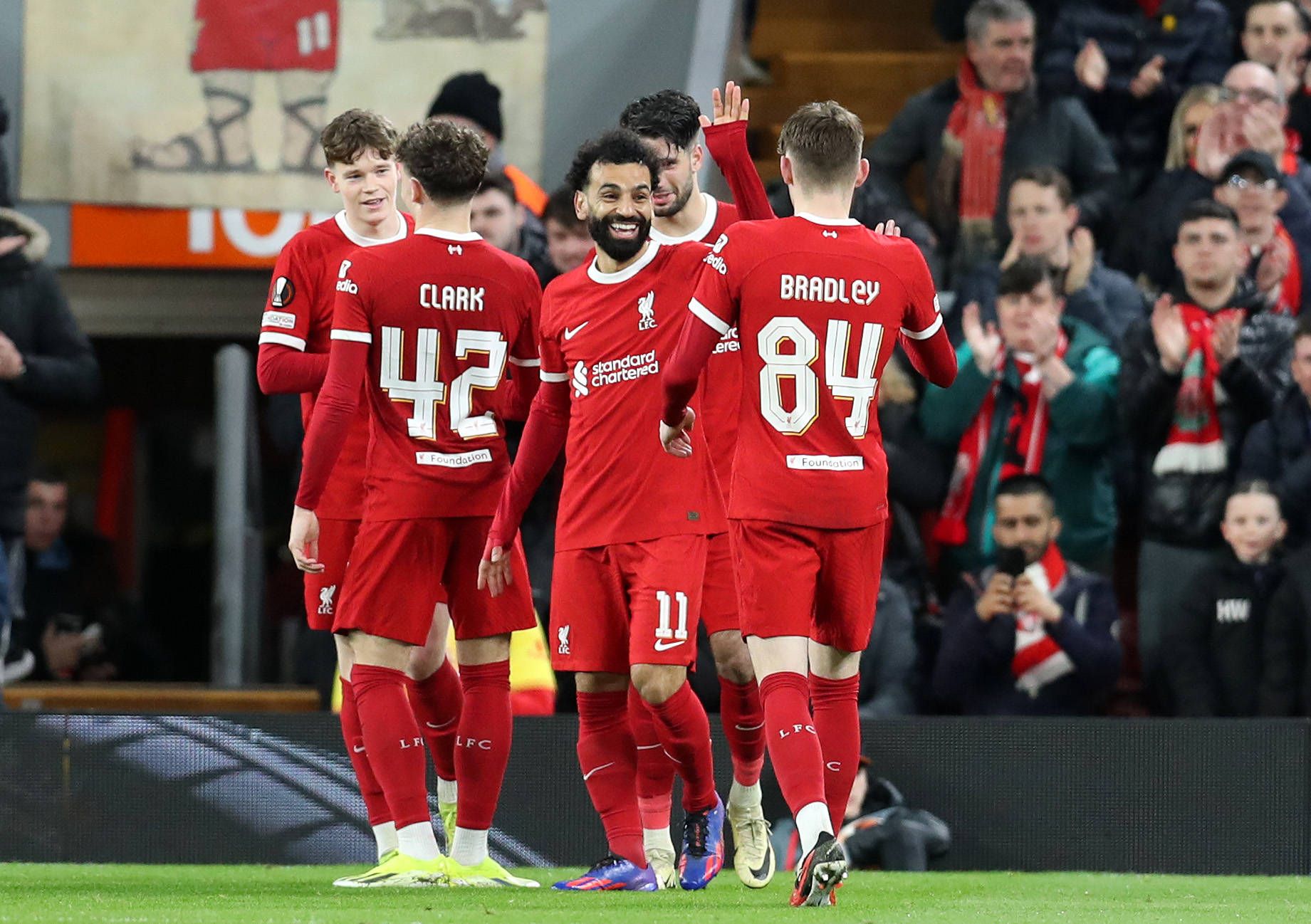 Liverpool jubelte in der Europa League. 
