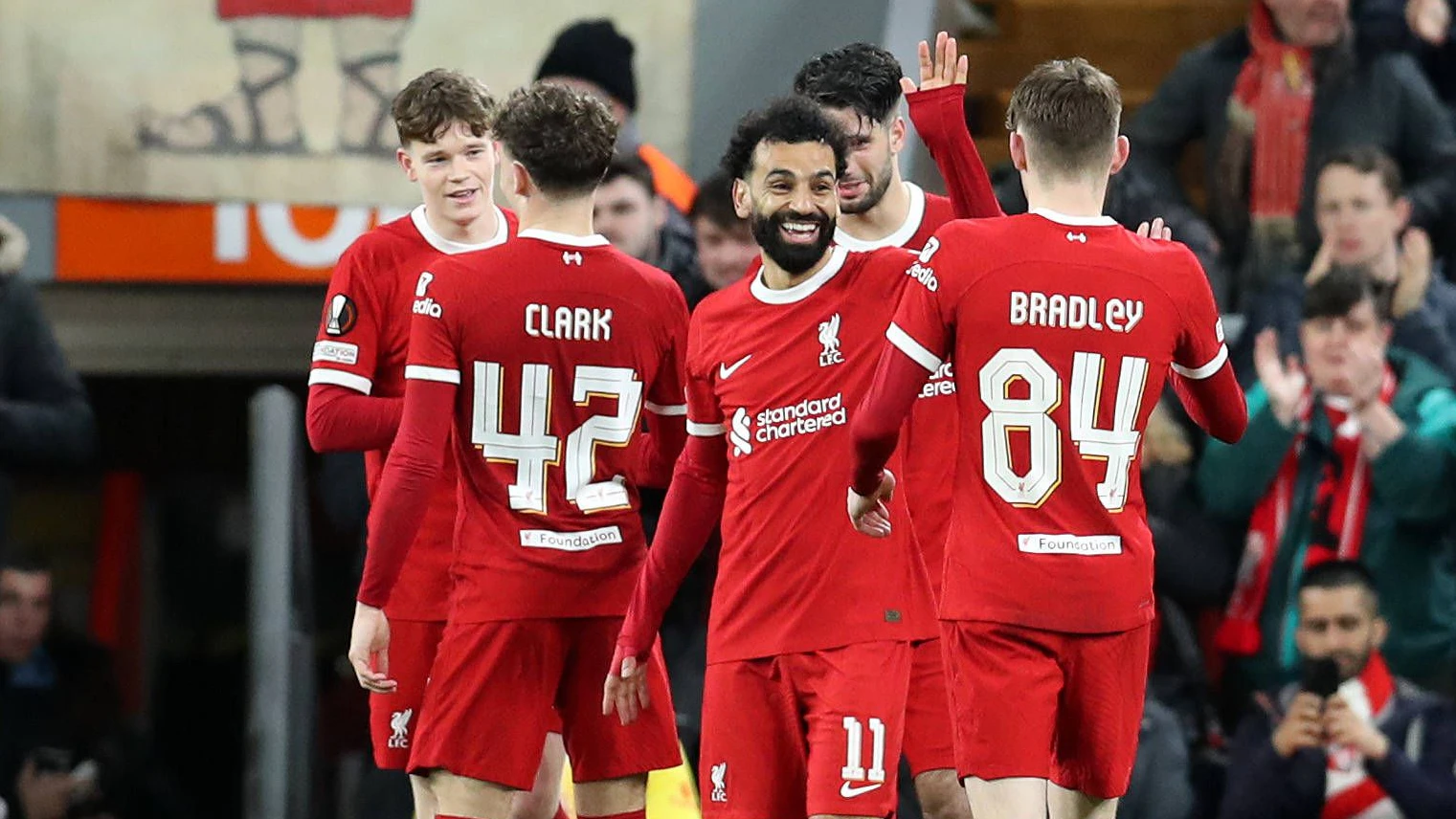 Liverpool jubelte in der Europa League. 