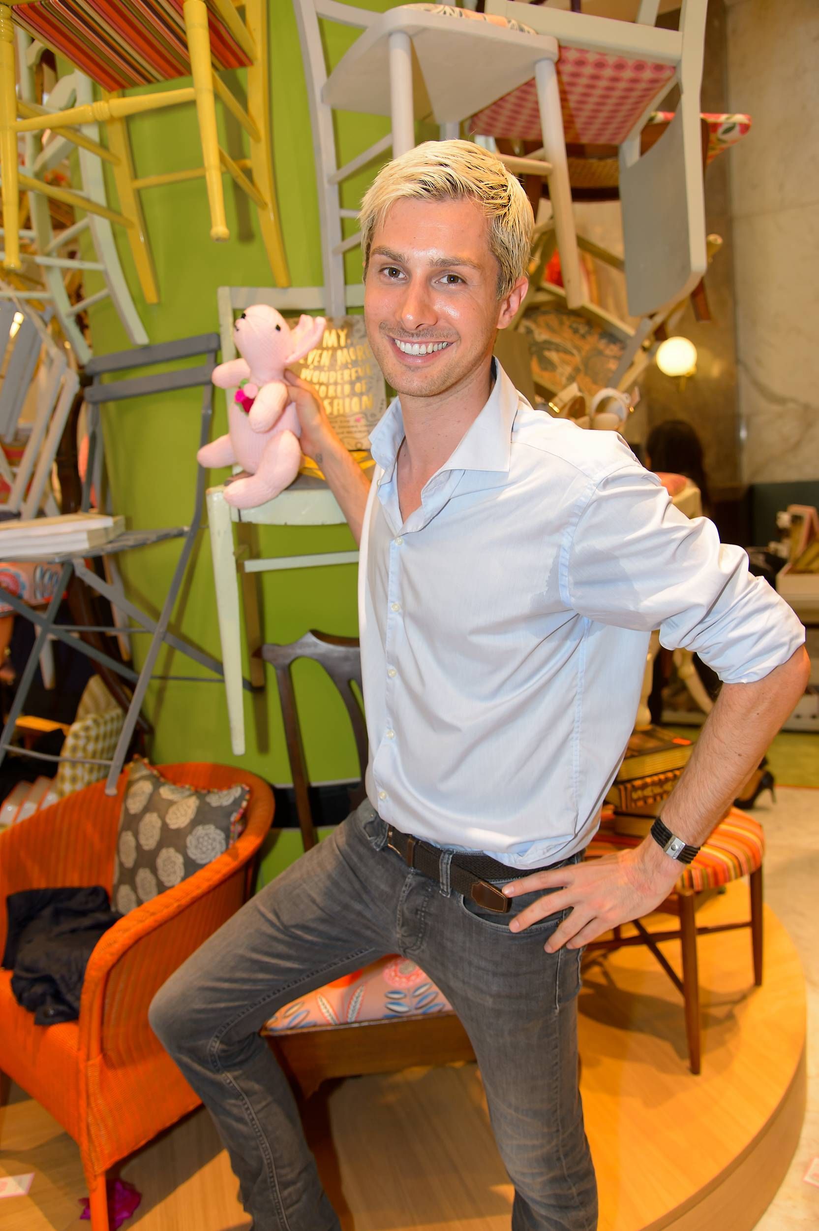 So kannte die Society den Designer Claus Tyler - nun sieht er ganz anders aus