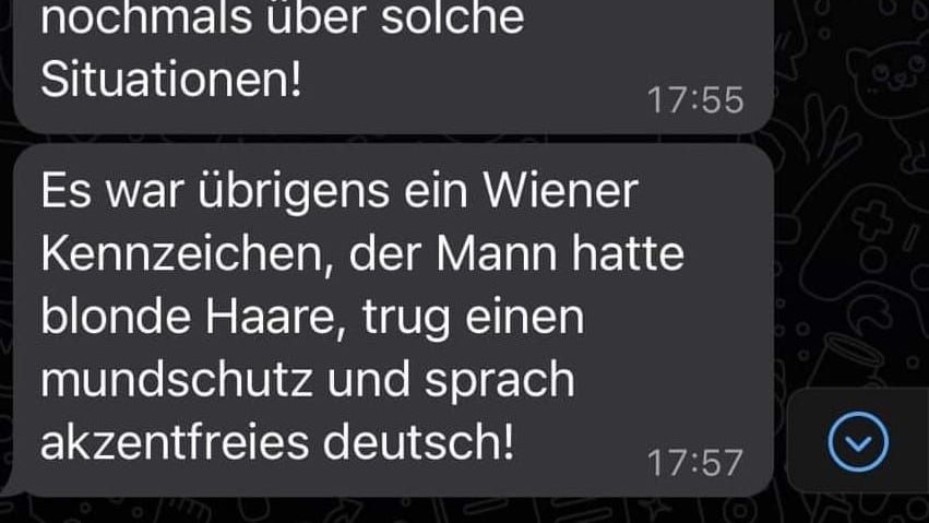 Der Mann soll einen Mundschutz getragen haben.