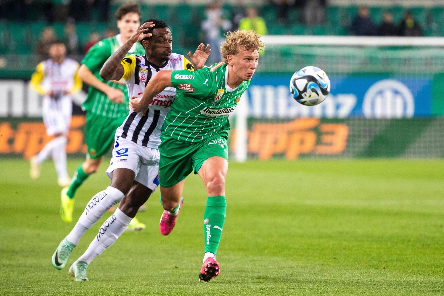 Leopold Querfeld hatte hinten alles im Griff