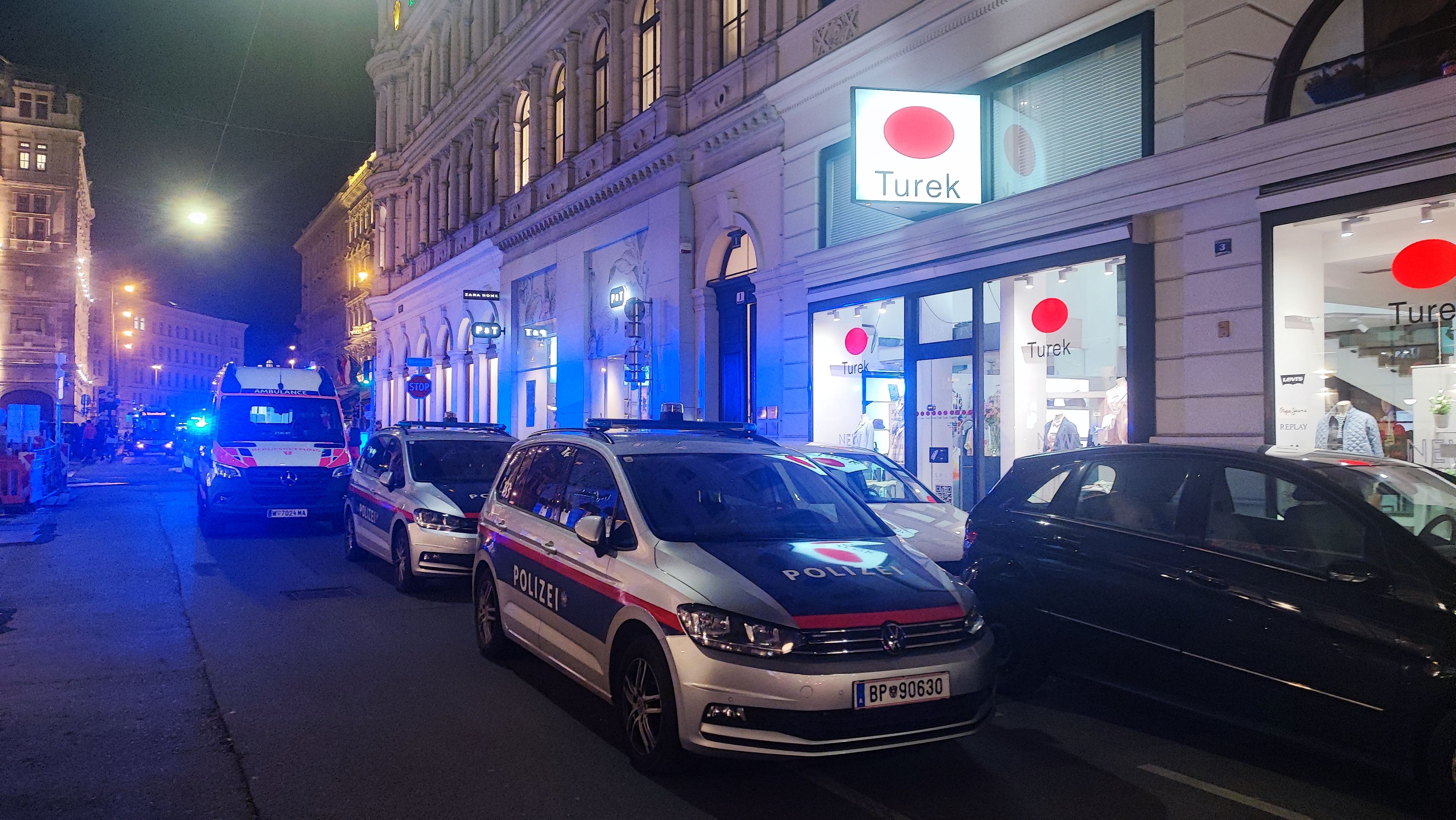 Polizei- und Rettungseinsatz in Wien. Symbolbild.