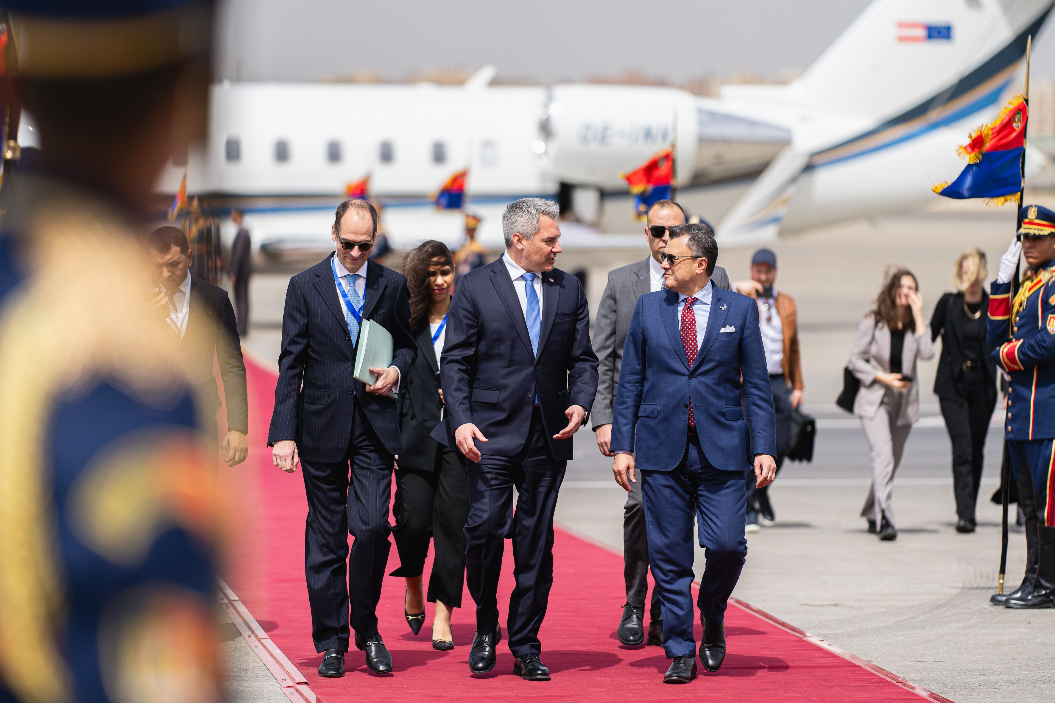 Am Sonntag (17.03.2024) reiste Bundeskanzler Karl Nehammer nach Kairo. 