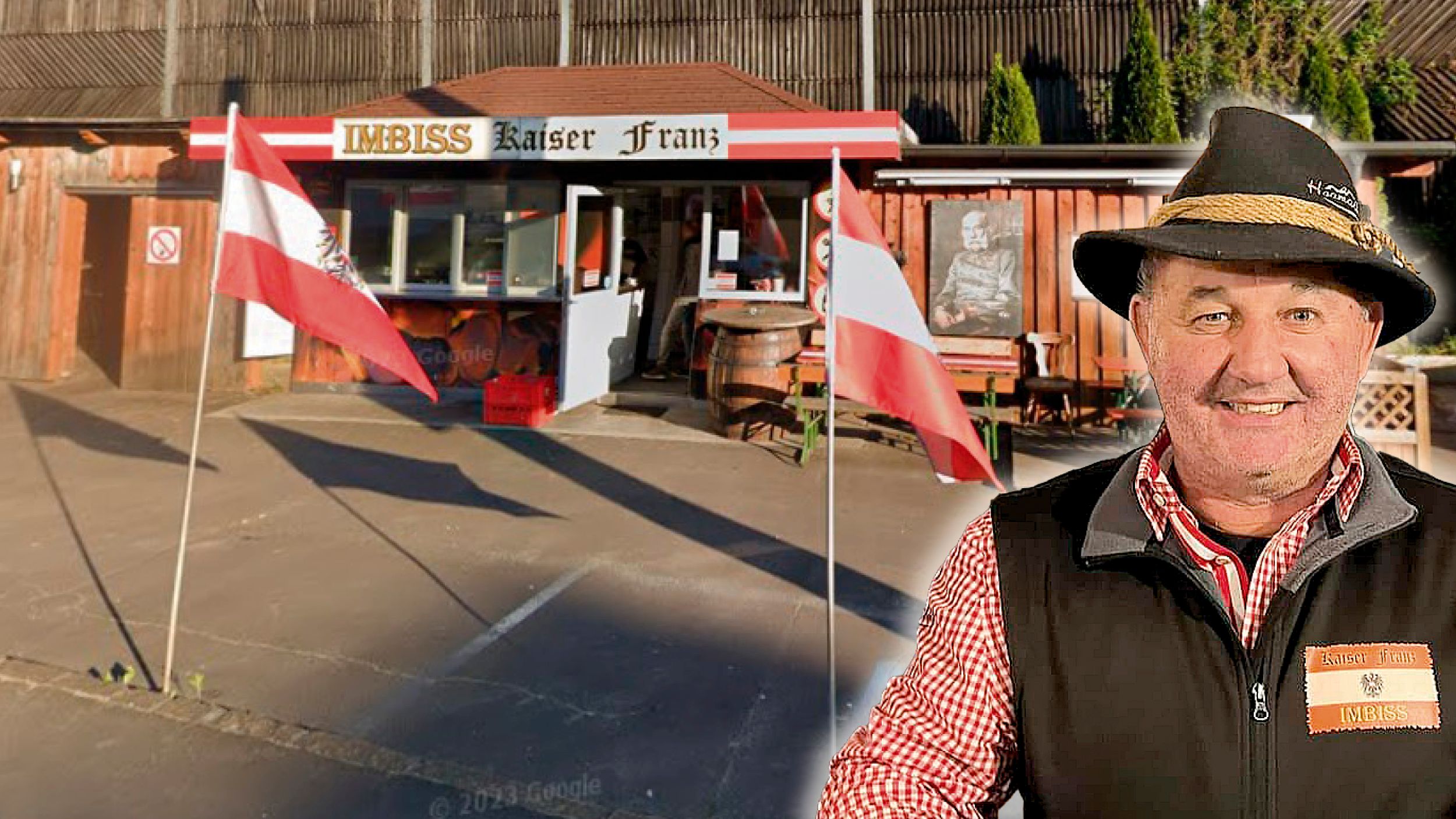 Der Imbiss Kaiser Franz in der Linzer Unionstraße – im Bild Betreiber Franz Wohlmuth – sagt 