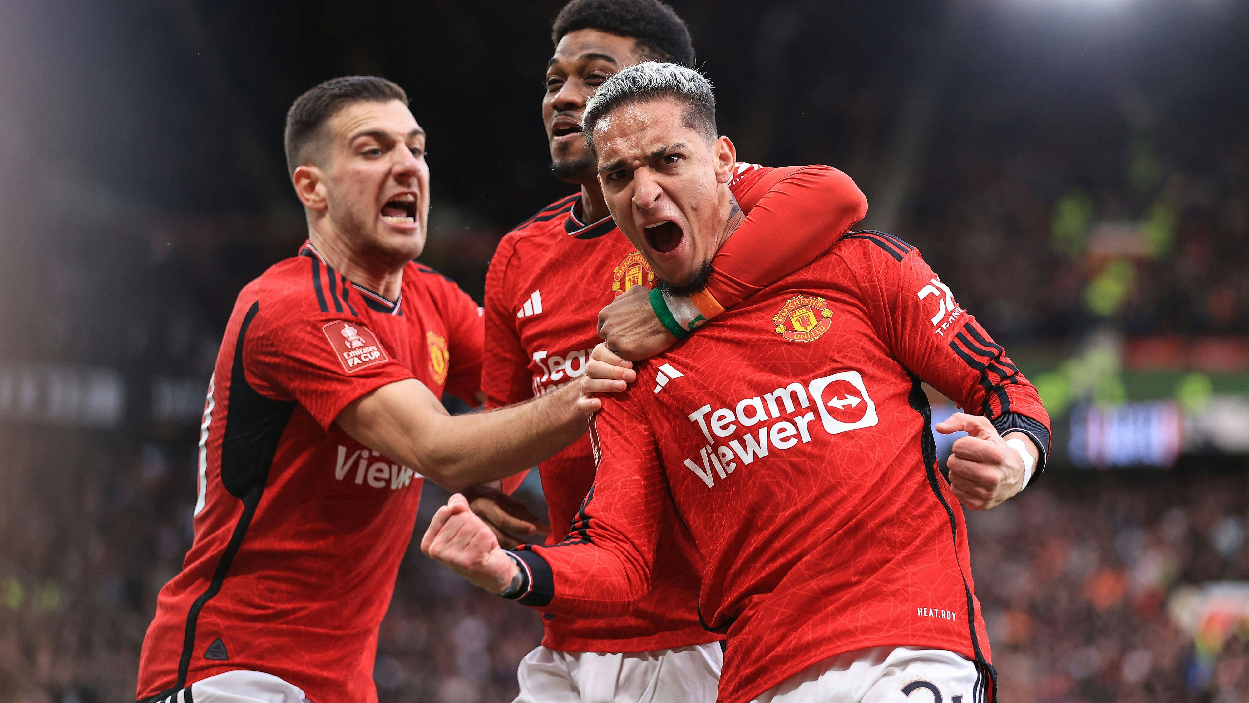 Grenzenloser Jubel bei Manchester United