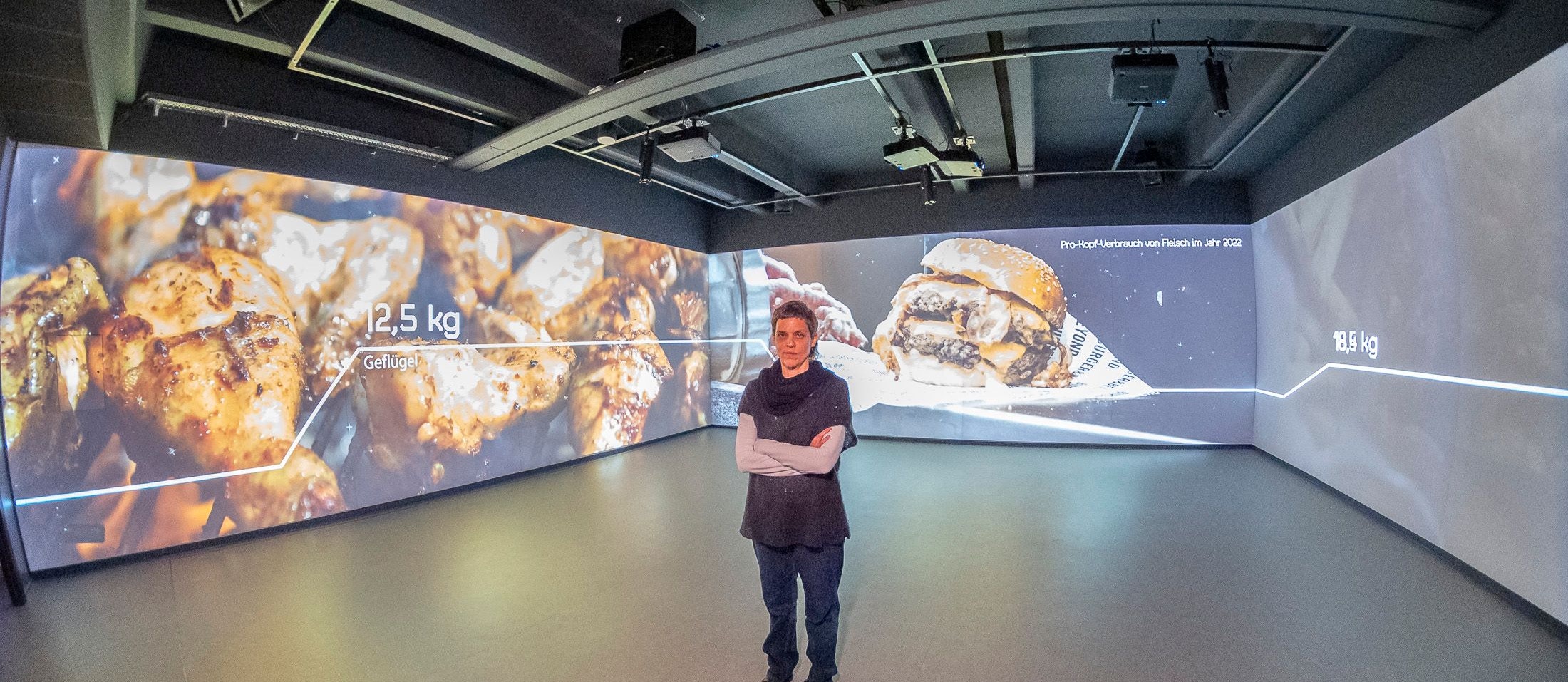 Projektleiterin Gudrun Ratzinger in „Klima. Wissen. Handeln!“ Die neue Ausstellung ist ab sofort im Technischen Museum Wien zu sehen