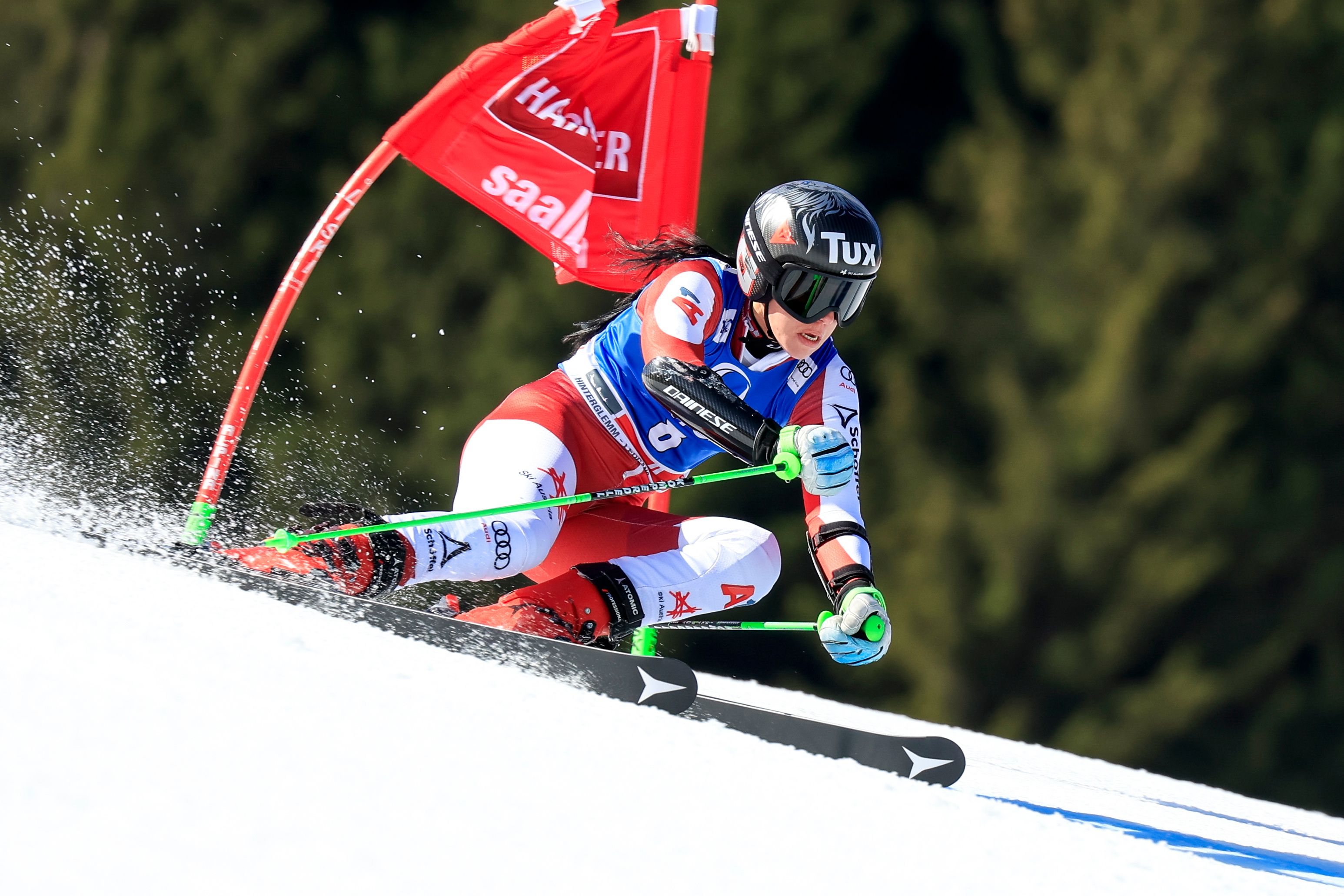 Stephanie Brunner fuhr in Saalbach auf Rang vier.