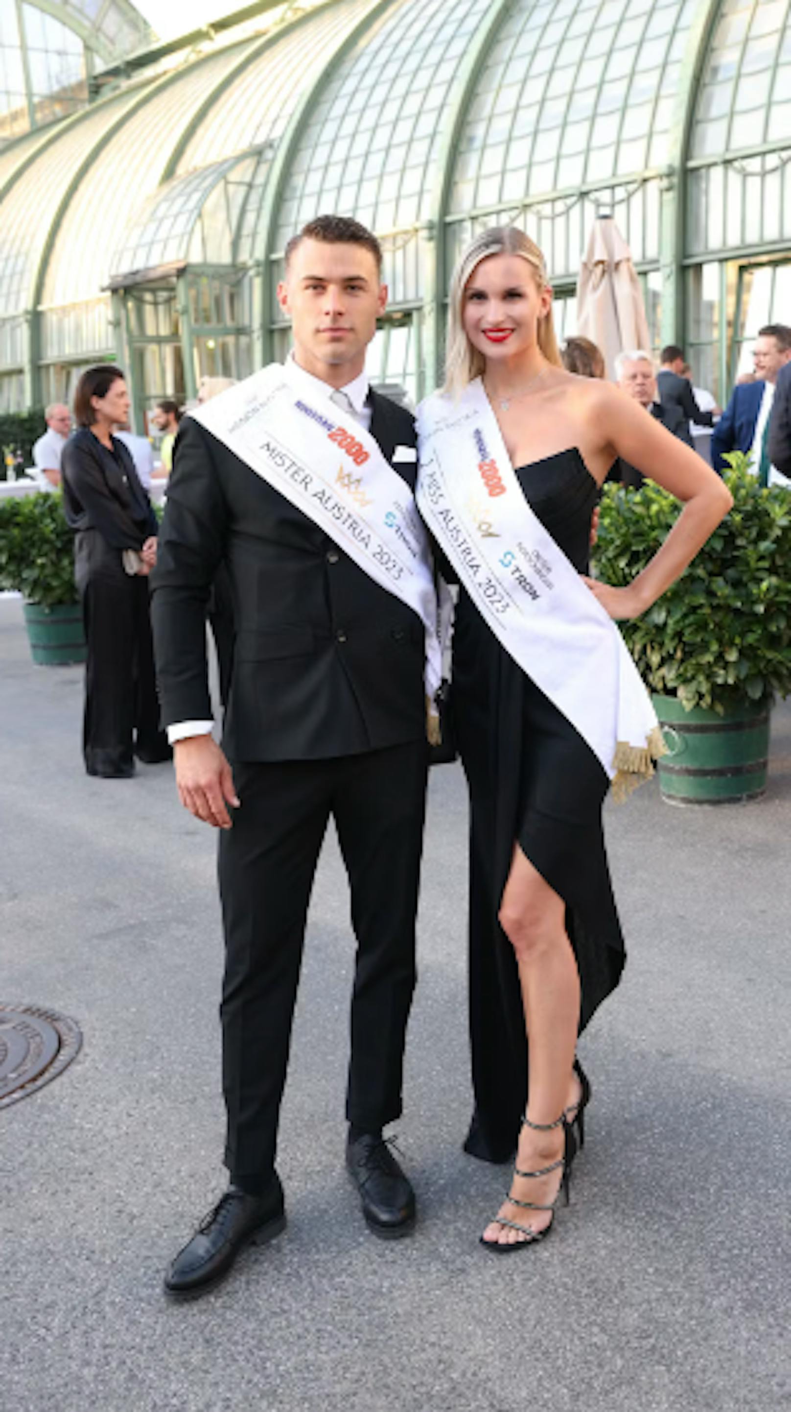 Mister Austria Alexander Höfler und Vize-Miss Austria Sandra Bleidt 