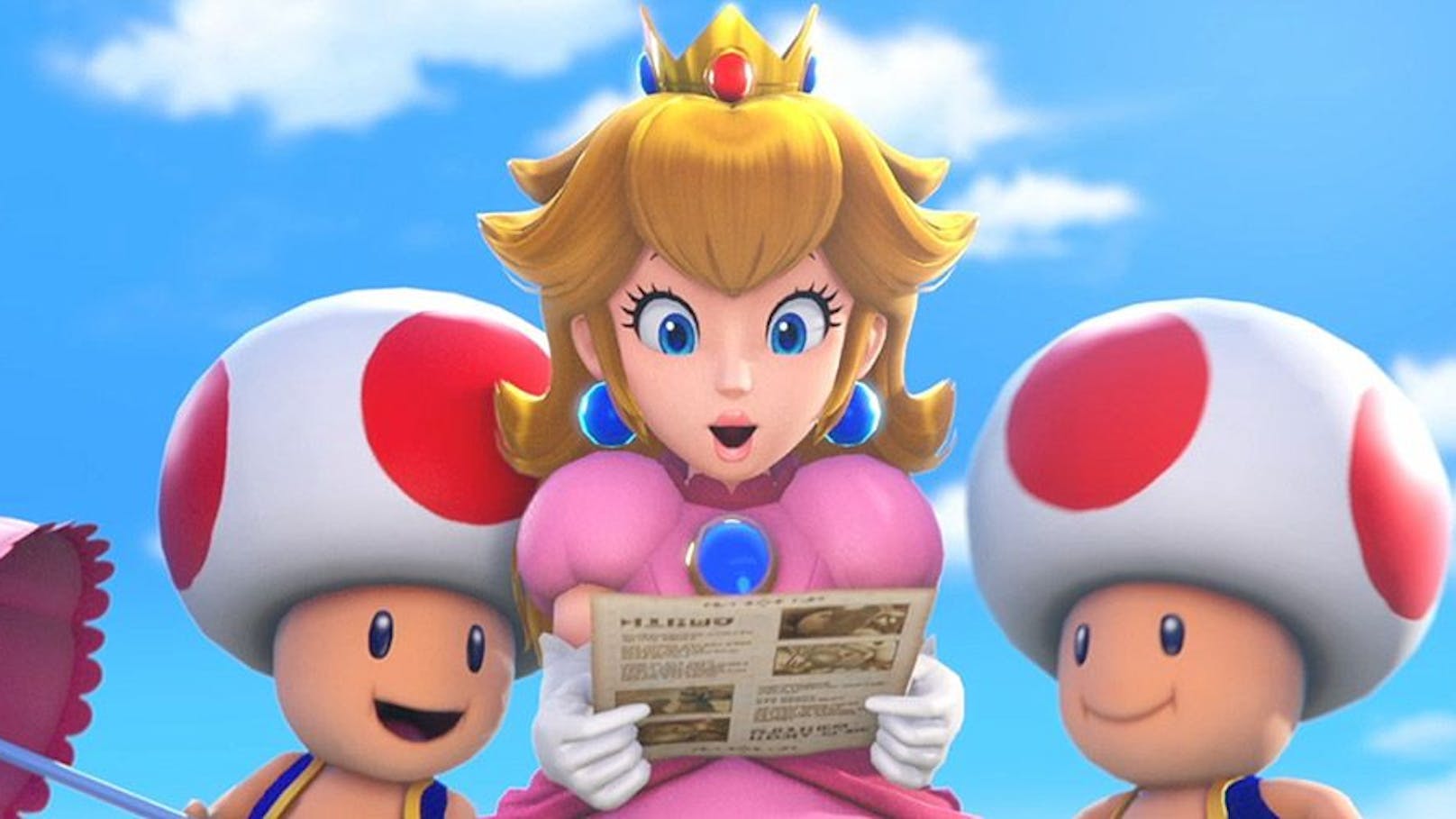 Princess Peach schenkt dir eine Nintendo Switch OLED