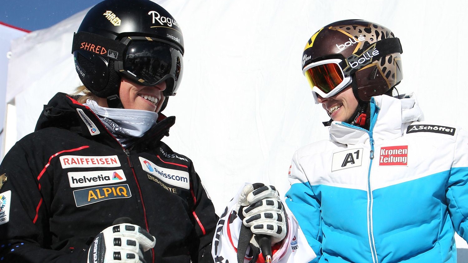 Lara Gut-Behrami und Anna Veith.