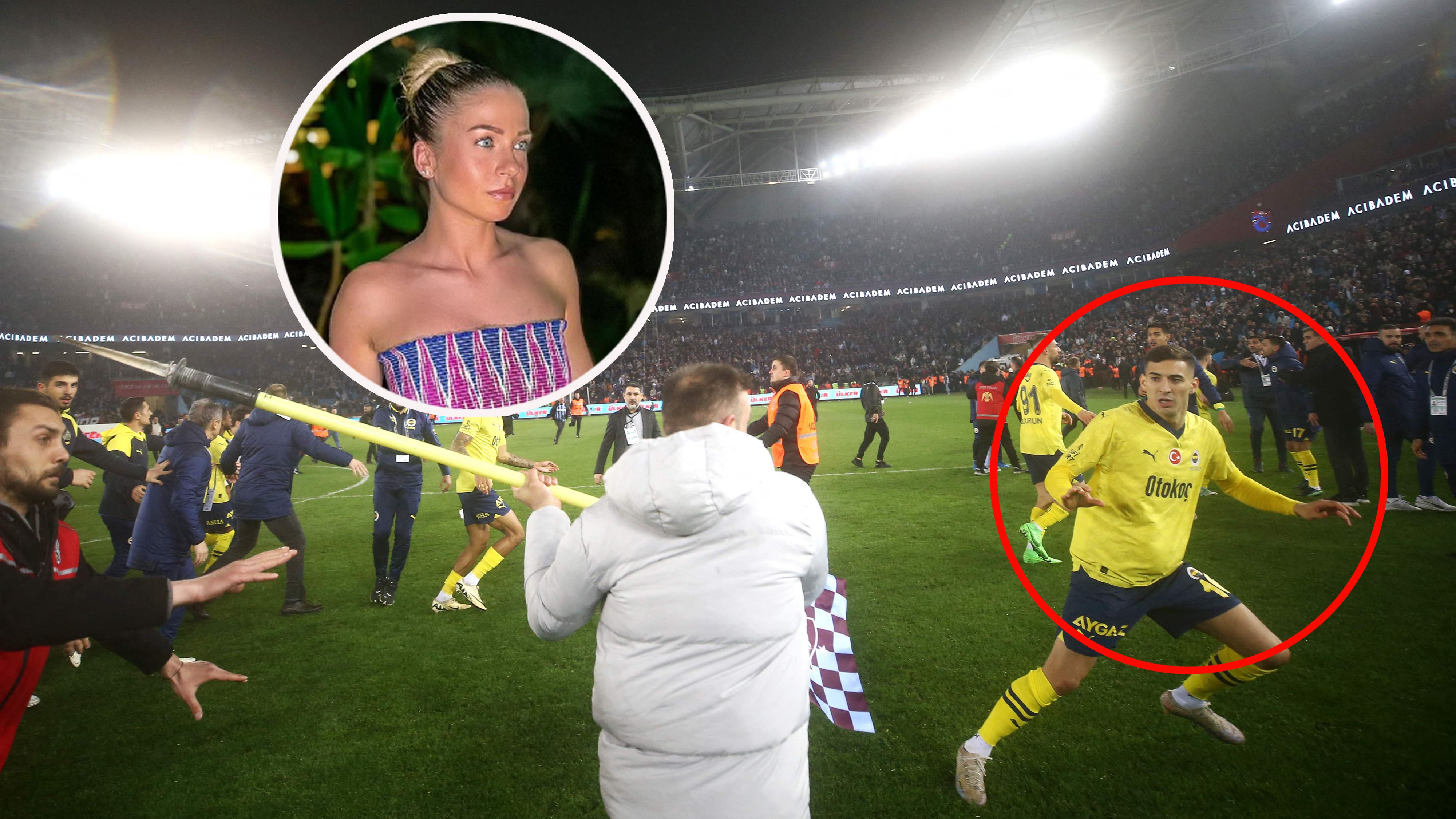 Mert Müldür wurde mit einer Eckfahne gejagt. Seine Freundin spricht über den Eklat.