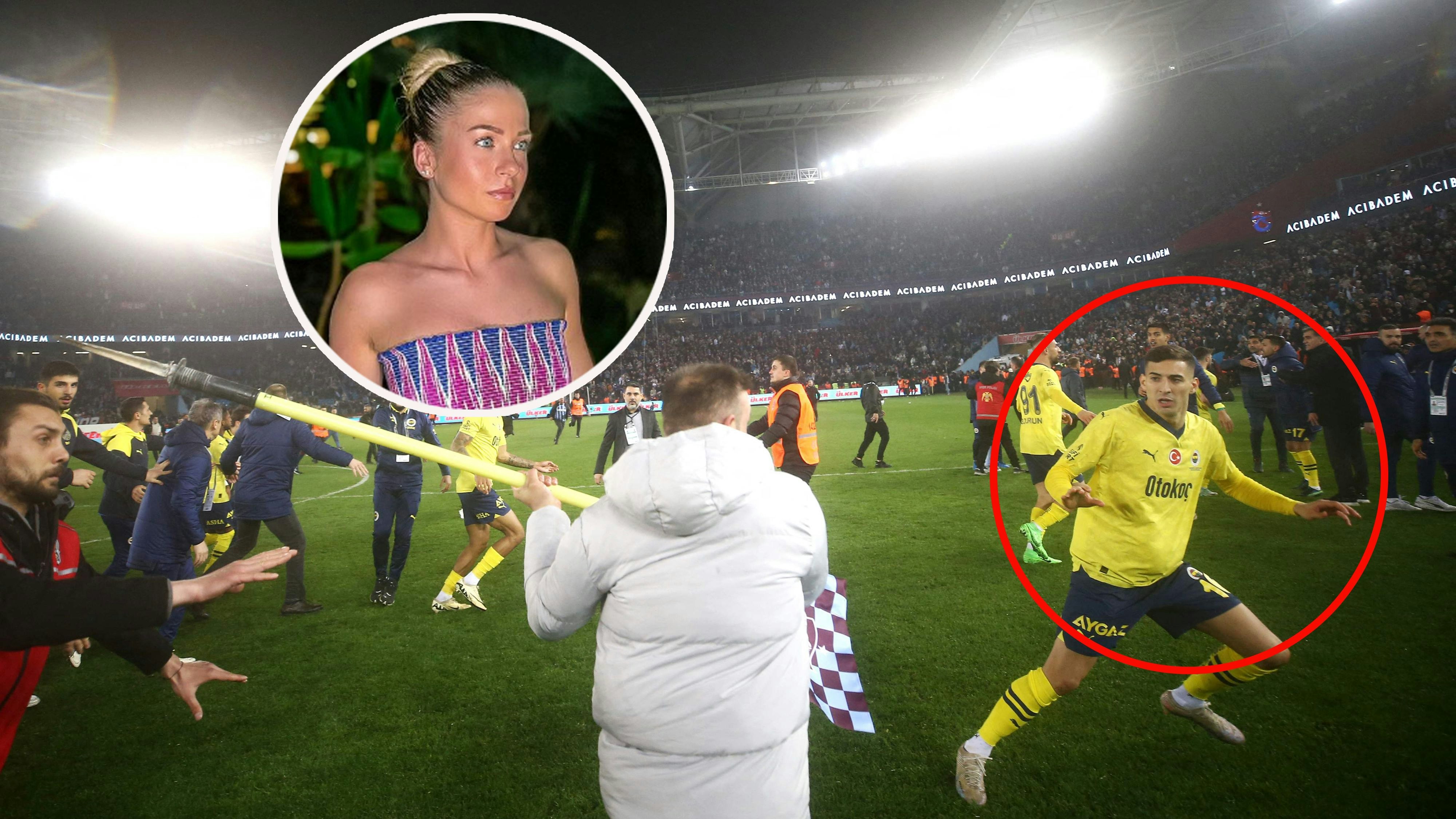 Mert Müldür wurde mit einer Eckfahne gejagt. Seine Freundin spricht über den Eklat.