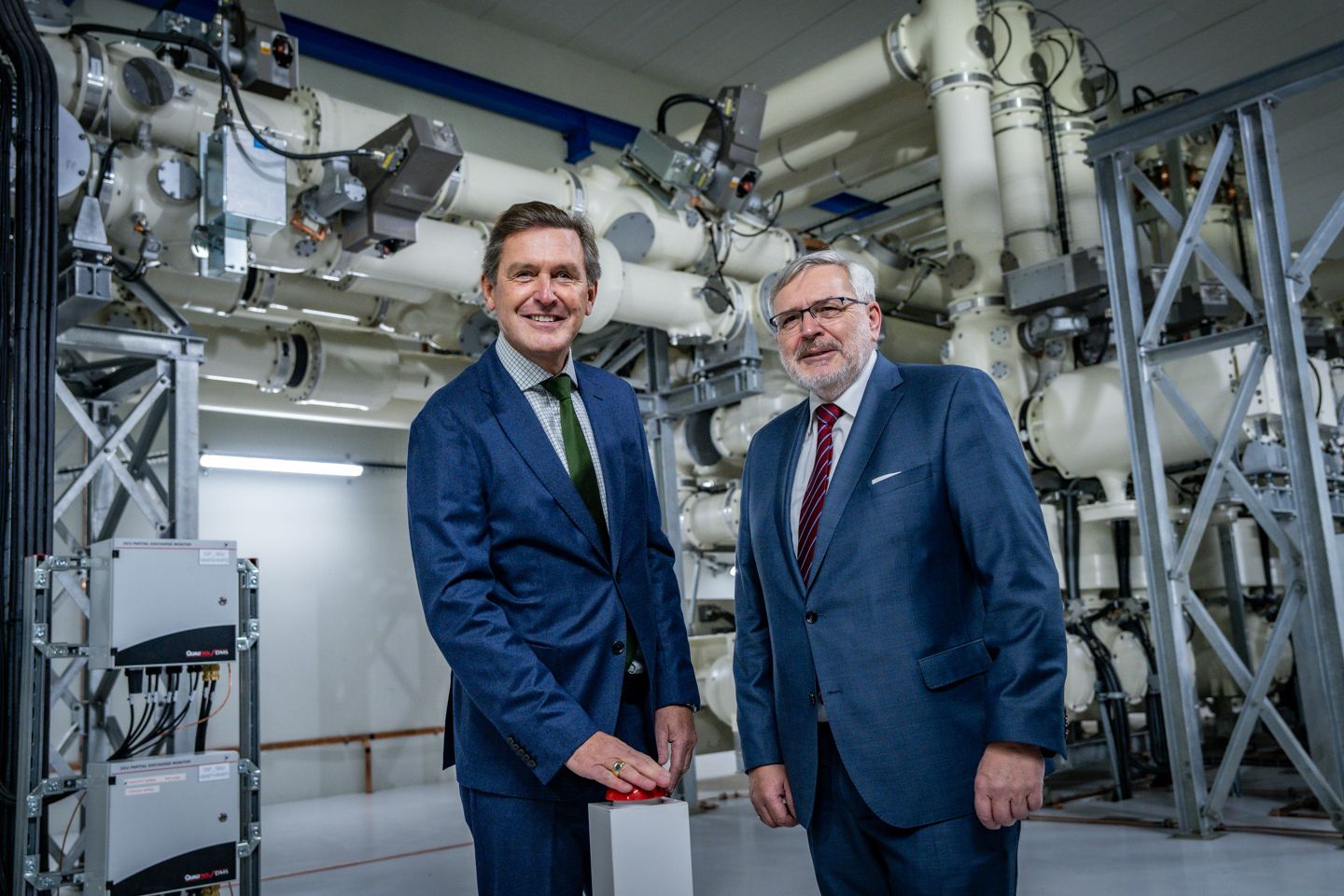 Stadtrat Peter Hanke (SP) und Wiener Netze-Geschäftsführer Gerhard Fida.