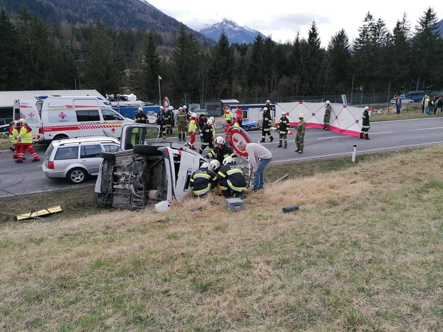Verkehrsunfall mit Personenschaden in Mühldorf (Bezirk Spittal an der Drau).