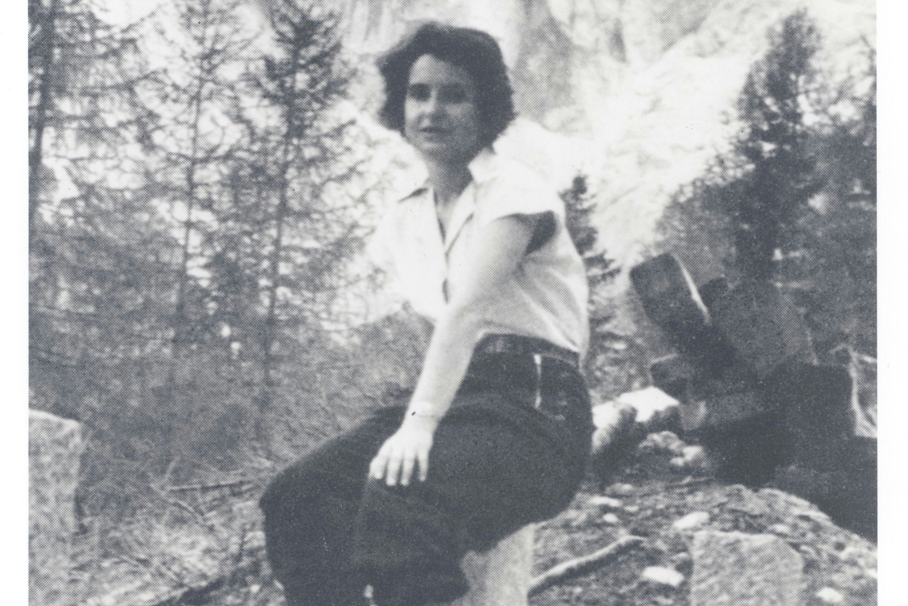 Molekularbiologin Rosalind Franklin auf einer Wandertour in Norwegen in den 40er-Jahren