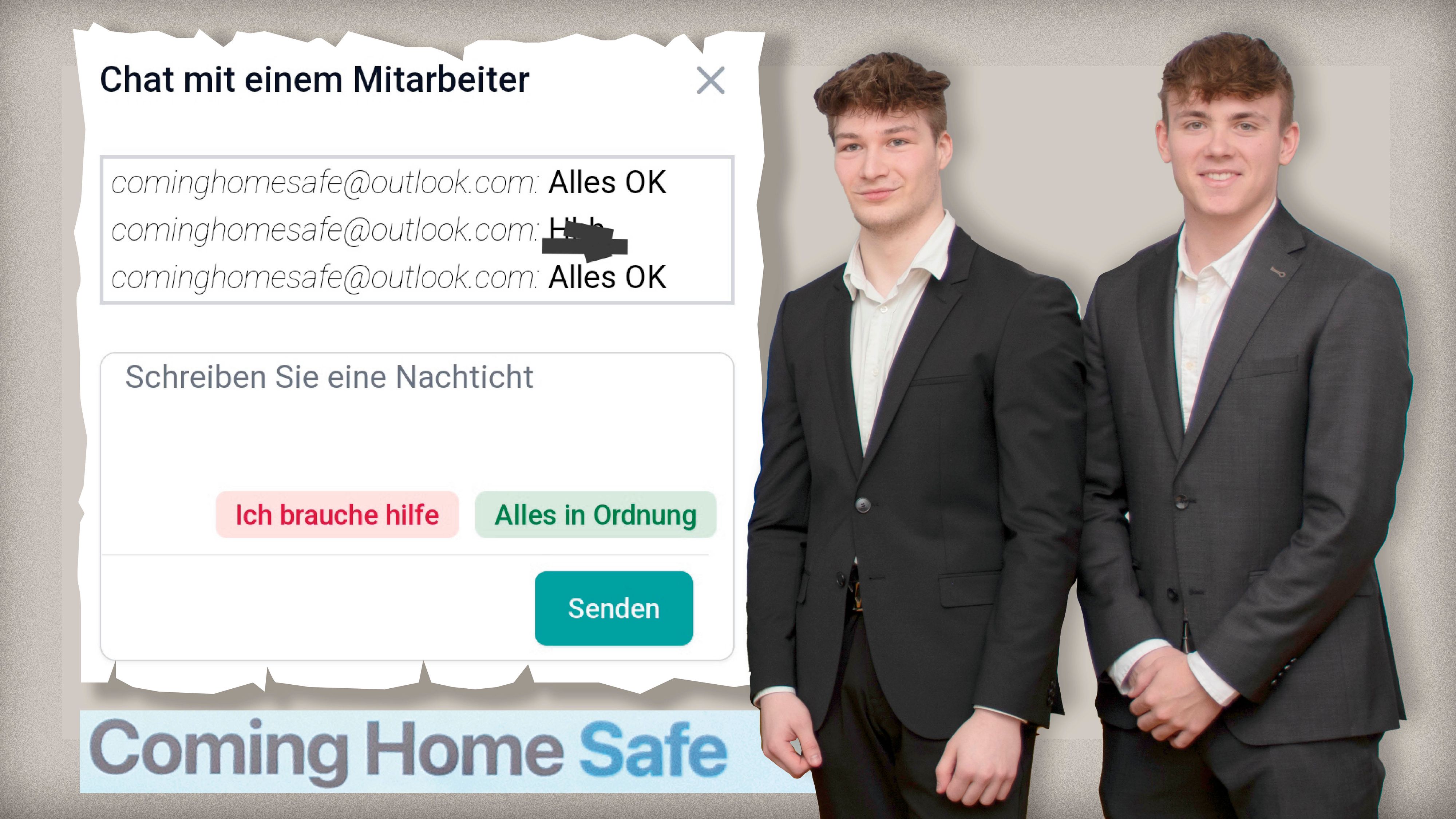 Die beiden HTL-Schüler Benjamin Stauf und Lukas Semmler haben die 